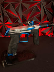 Used Planet Eclipse CS1.5 Paintball Gun - Grey/Blue w/ Infamous Deuce Trigger and IV Core
