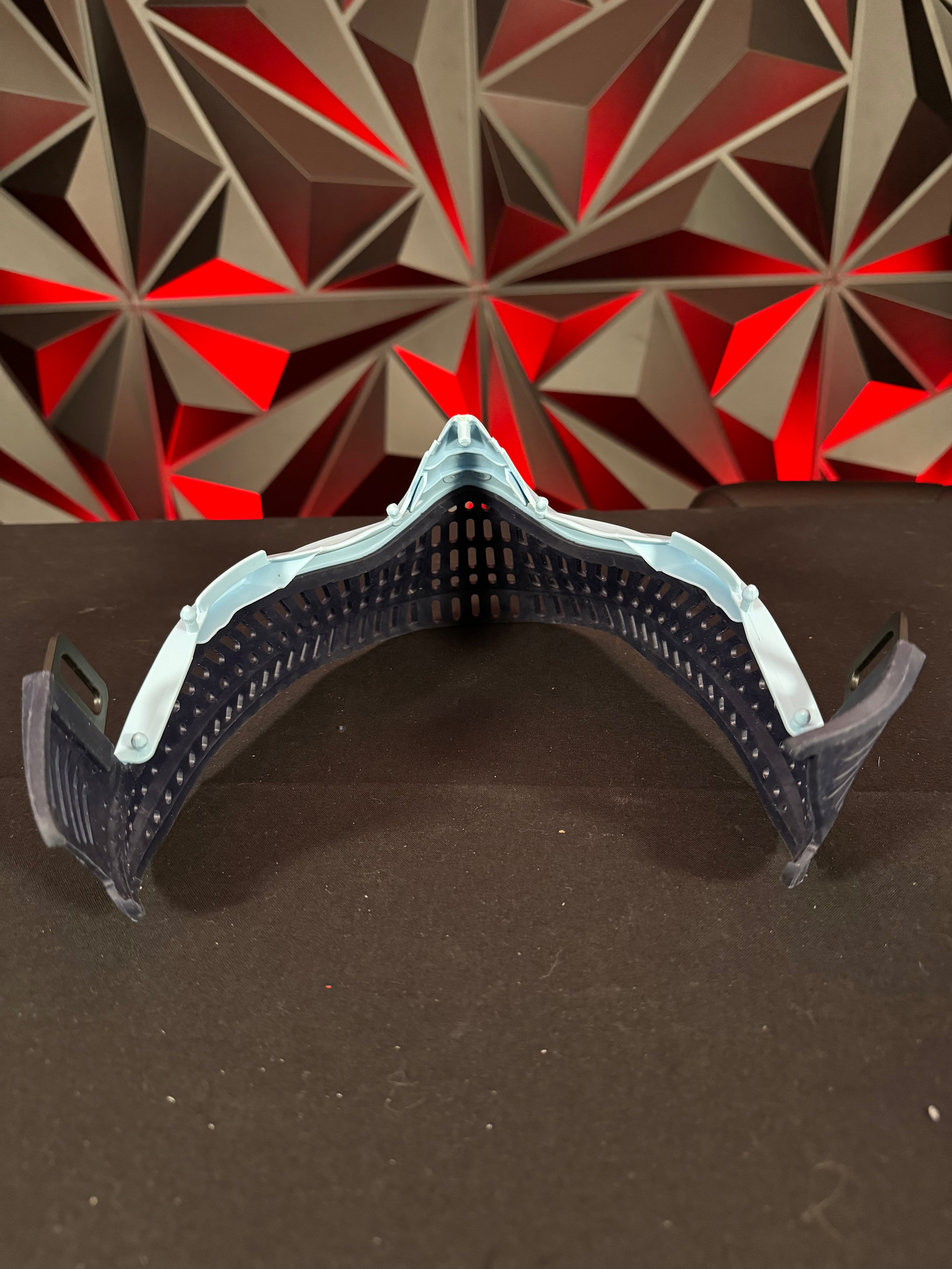 Used JT ProflexX Paintball Mask - FRAME and SKIRT ONLY - Navy Blue/Powered Blue