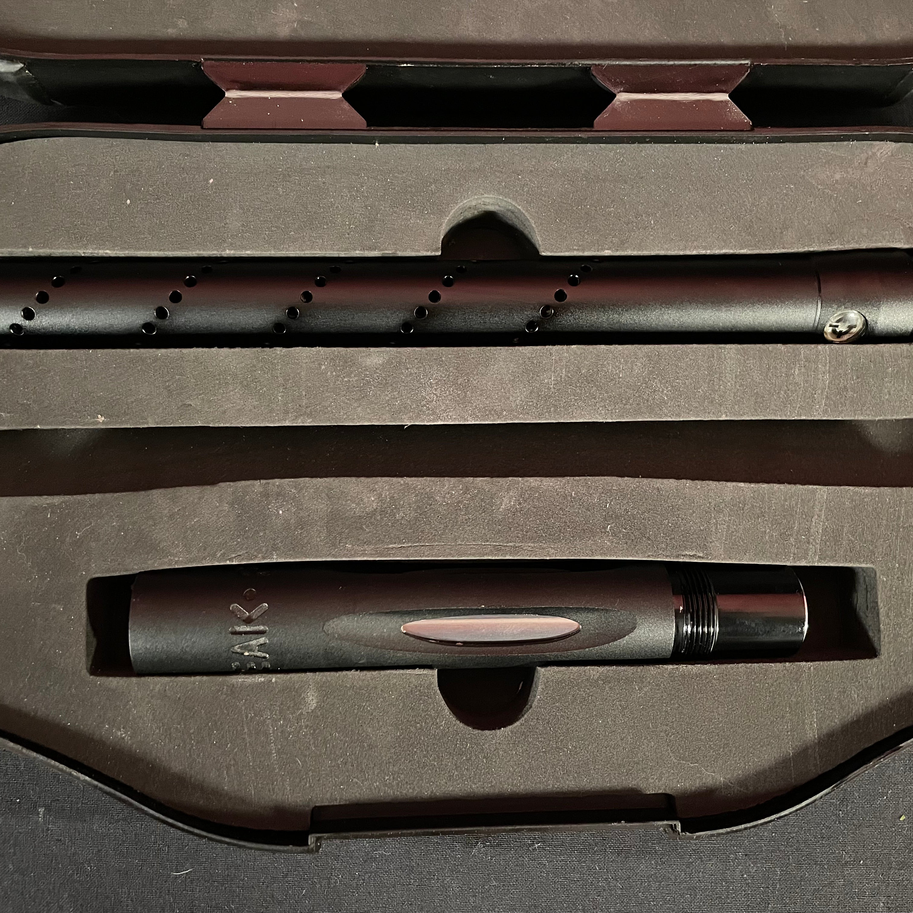 Used Freak Insert Boremaster Kit w/ Two Piece Freak Barrel - Aluminum - Autococker Threaded - Original Plastic Freak Case