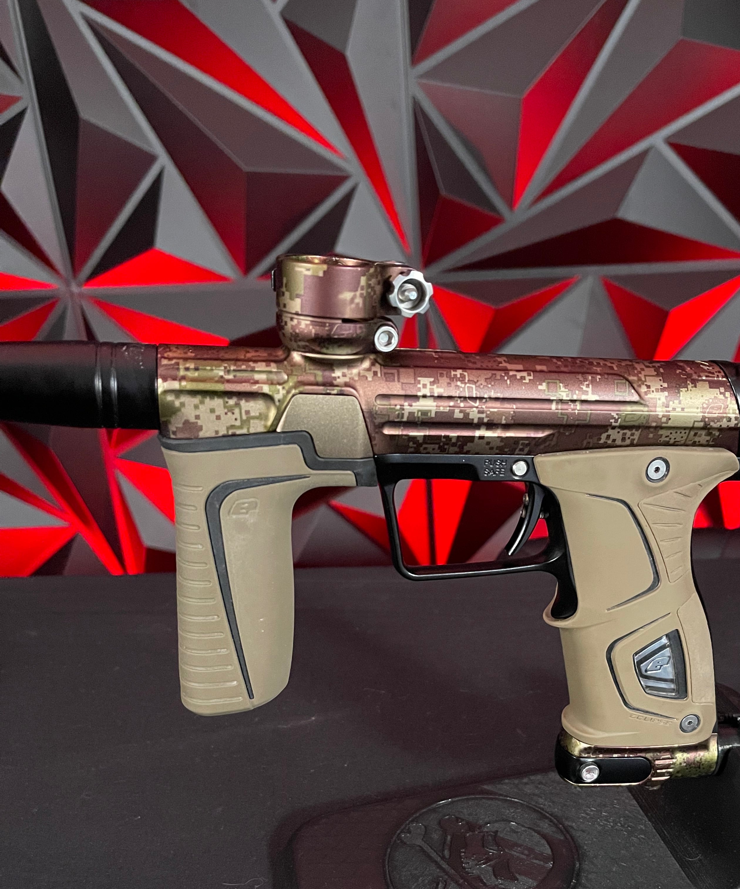 Used Planet Eclipse Gtek M170r - HDE Camo/Black w/Deadly Winds hAir 45 Trigger Valve