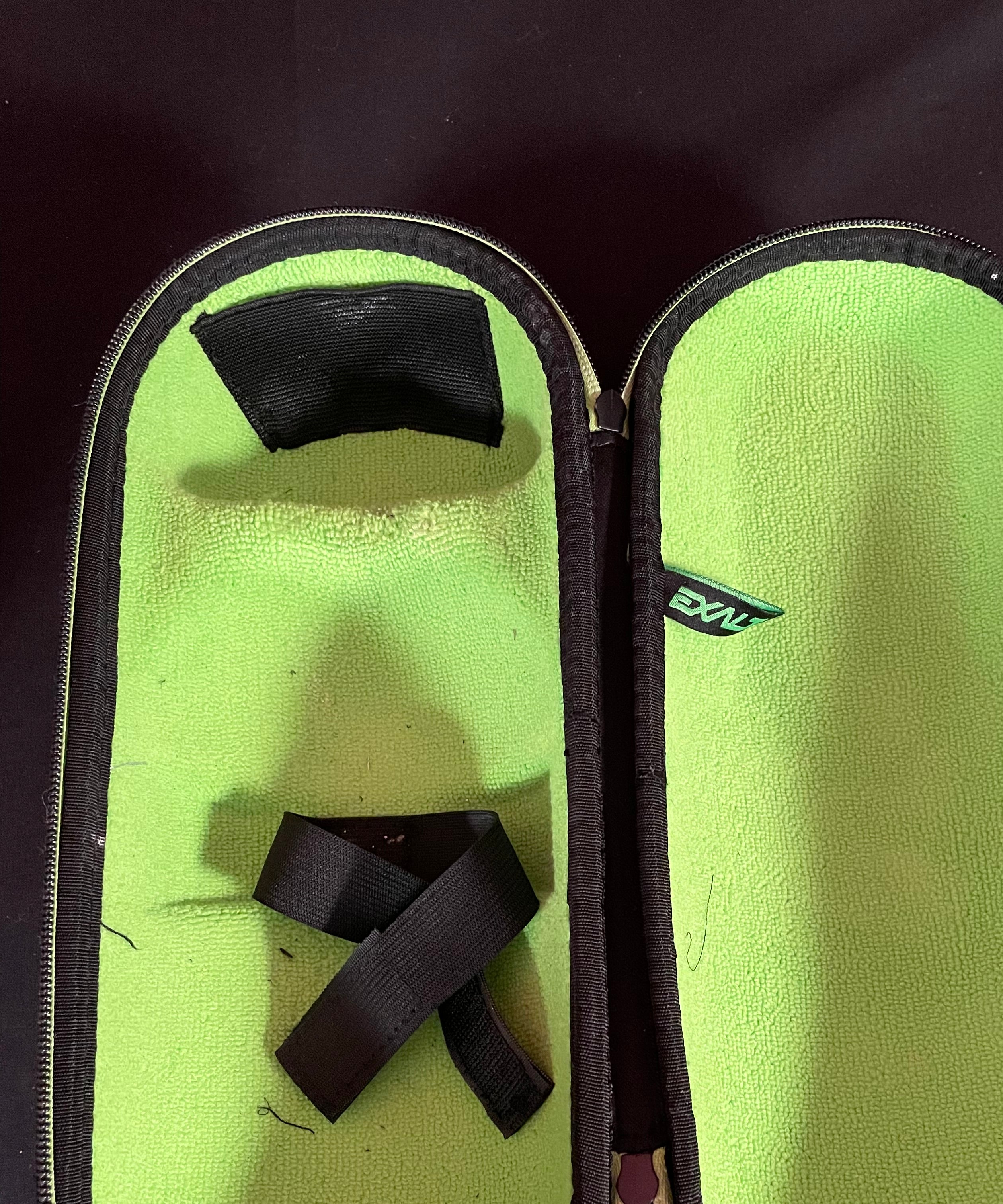 Used Ninja 68/4500 Lite Paintball Tank - Red w/Exalt Paintball Tank Case