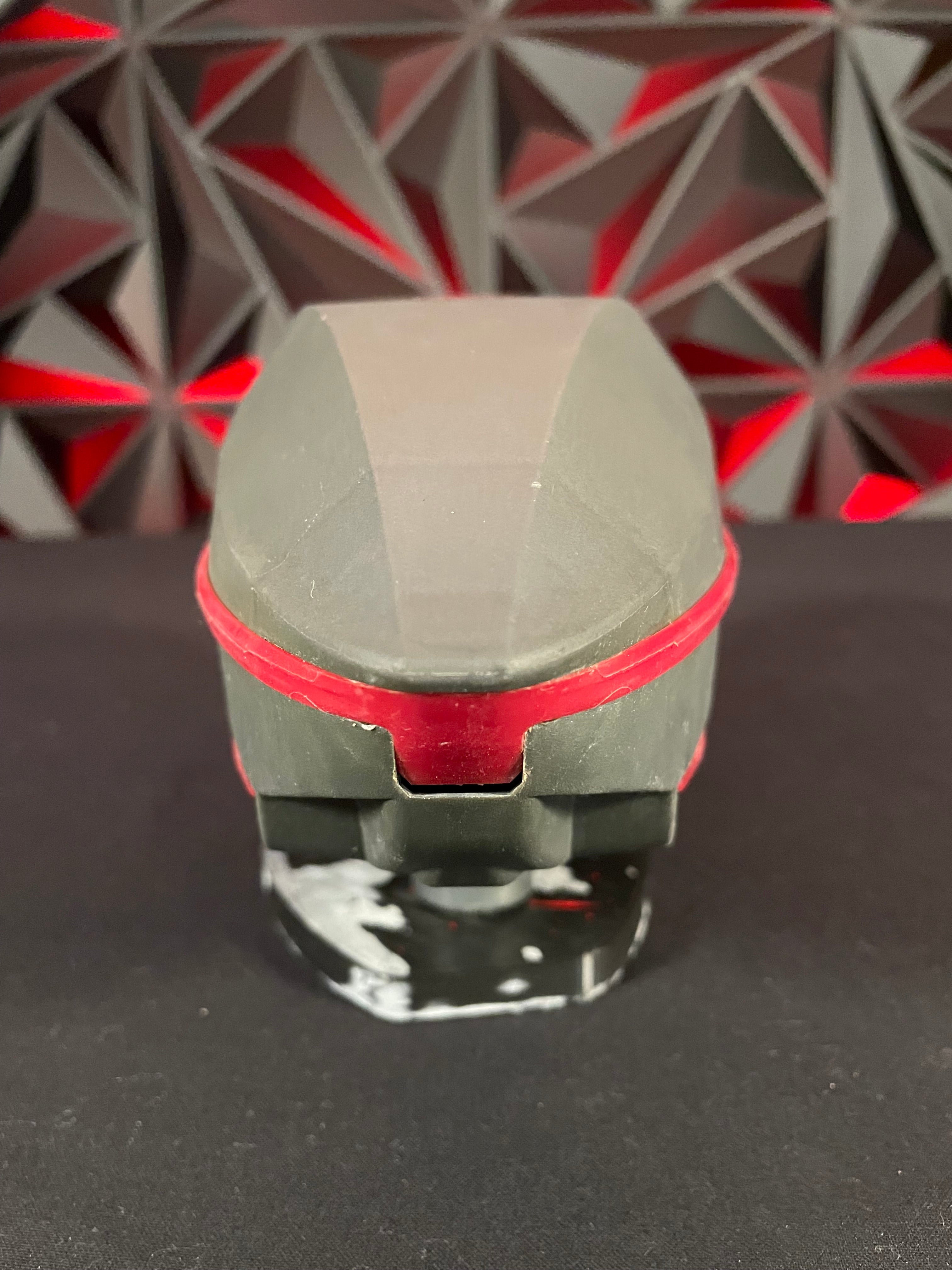 Used Virtue Spire 3 Paintball Loader - Slate Grey/Red (Fire) w/ Rain Lid