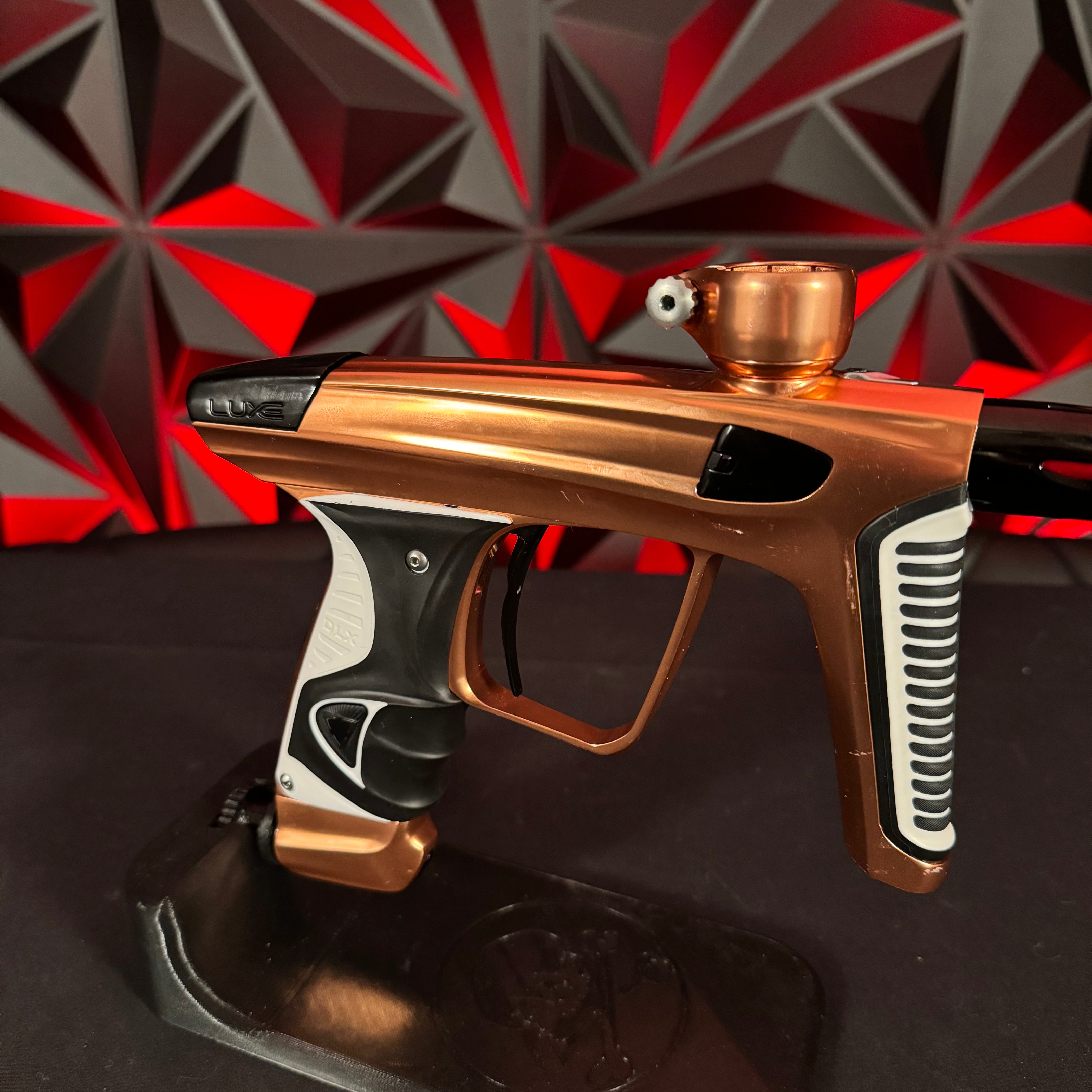 Used DLX Luxe X Paintball Gun - Copper