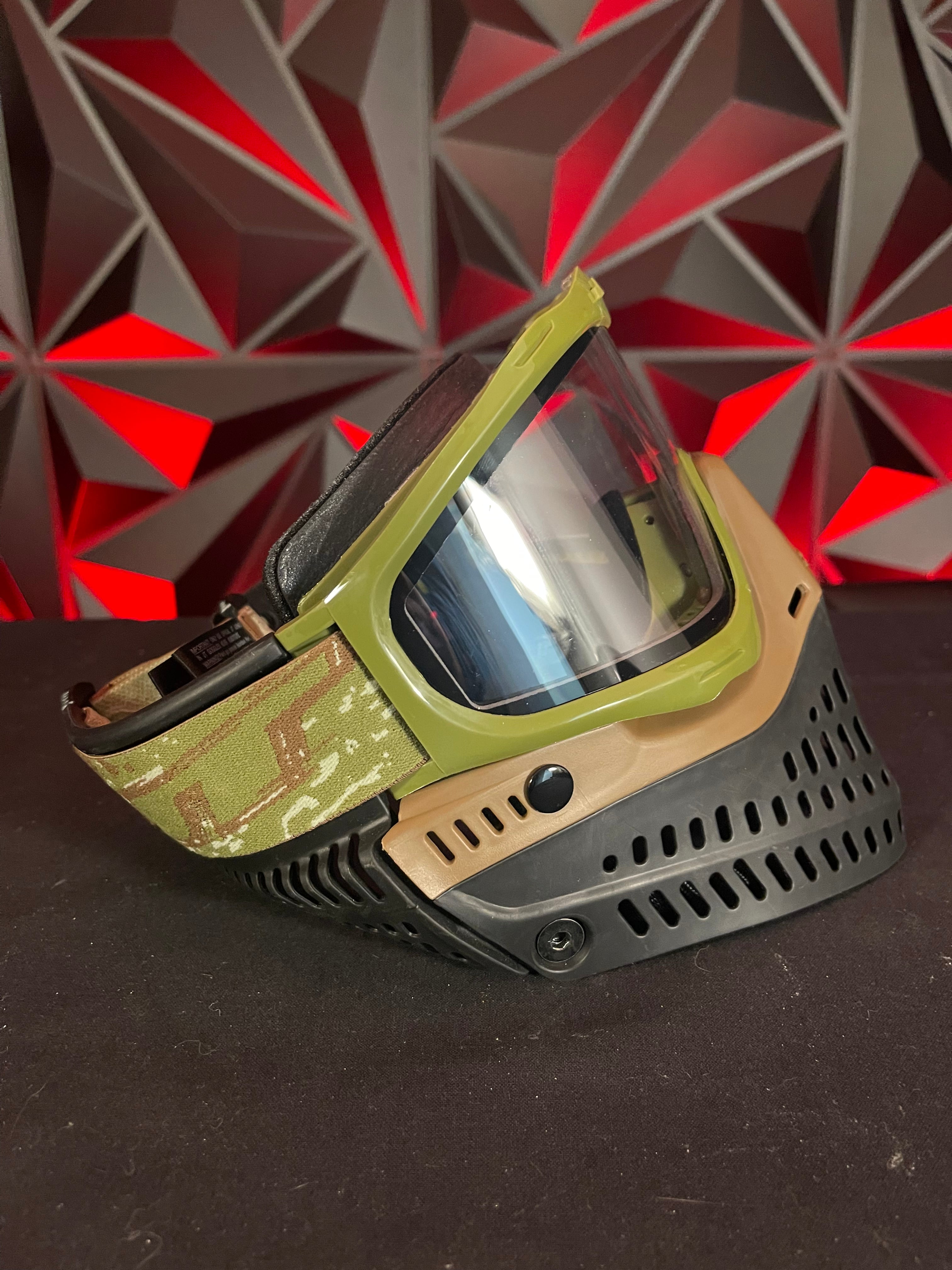 Used JT Proflex Paintball Mask - Olive/Brown/Black