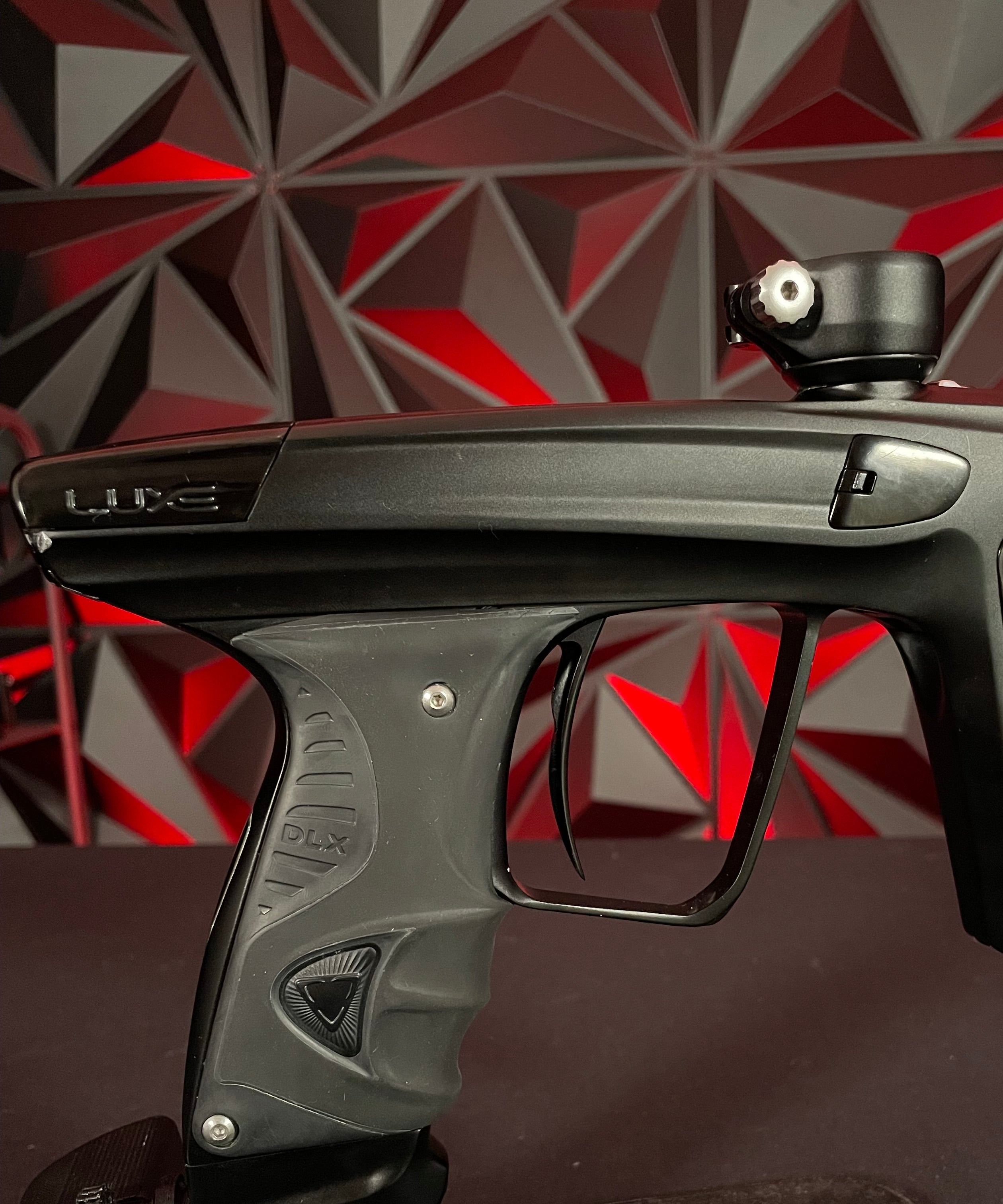 Used DLX Luxe X Paintball Gun - Dust Black/Gloss Black