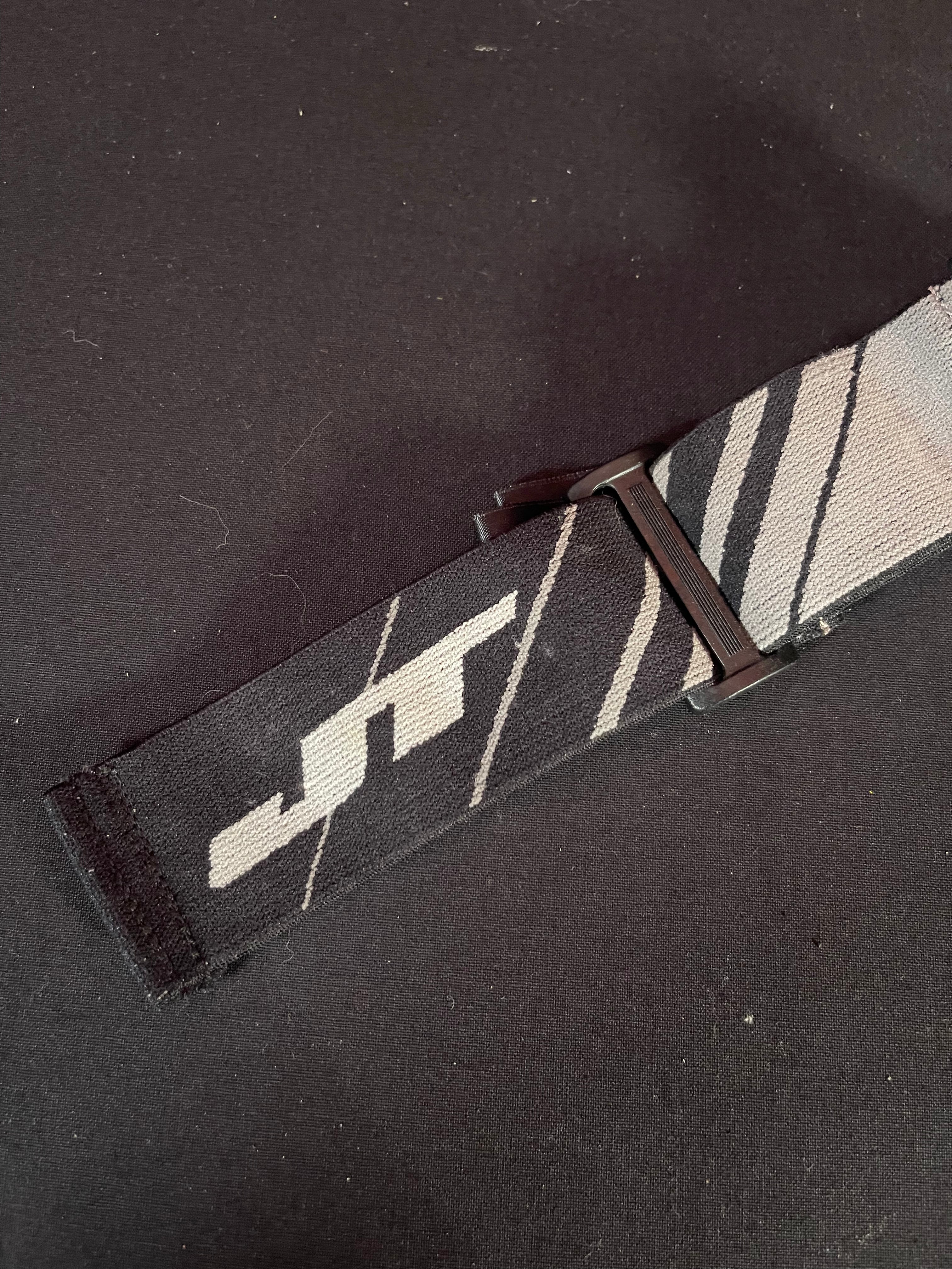 Used JT Goggle Strap - Grey/Black