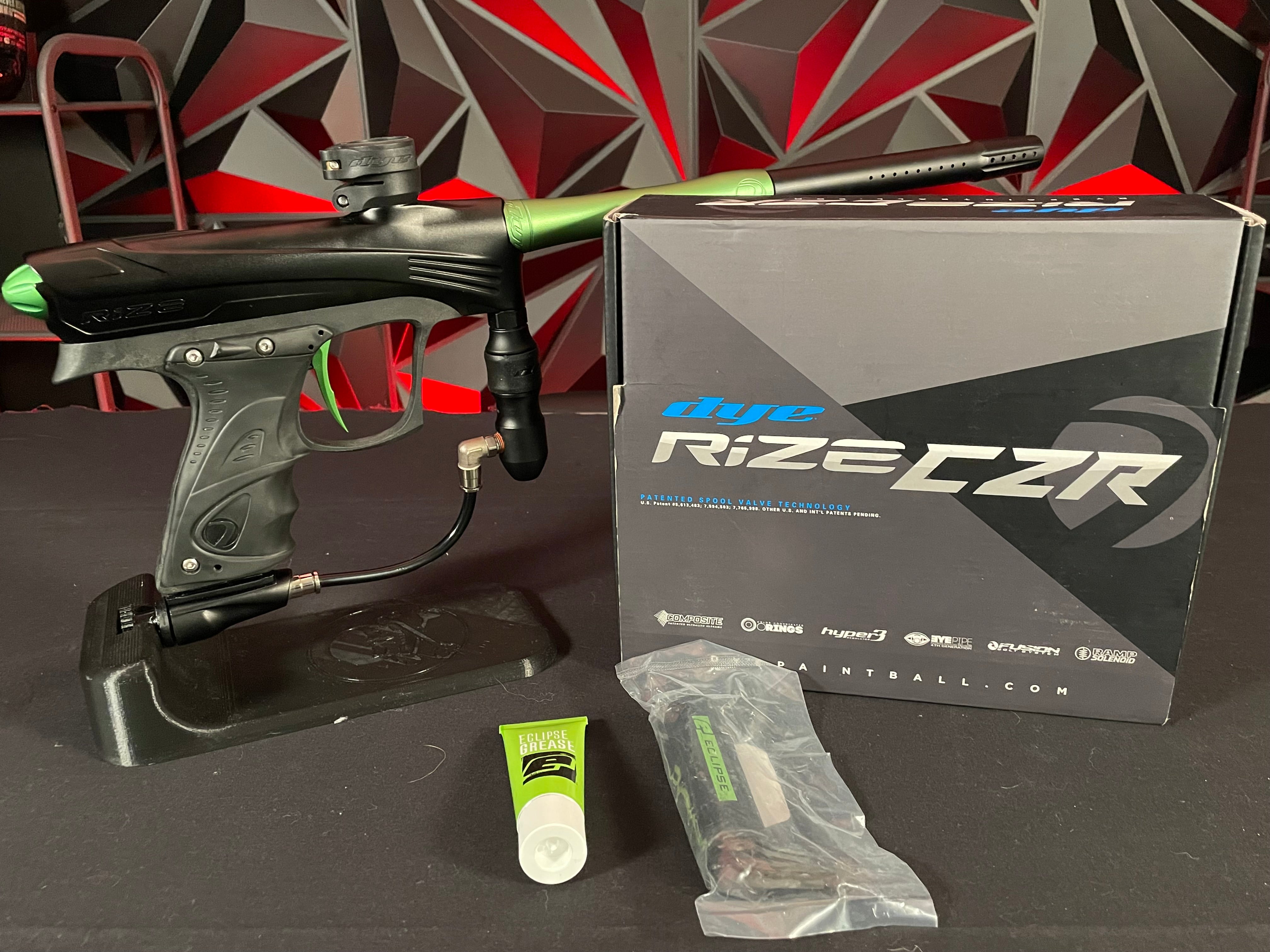 Used Dye CZR Paintball Marker- Black / Green