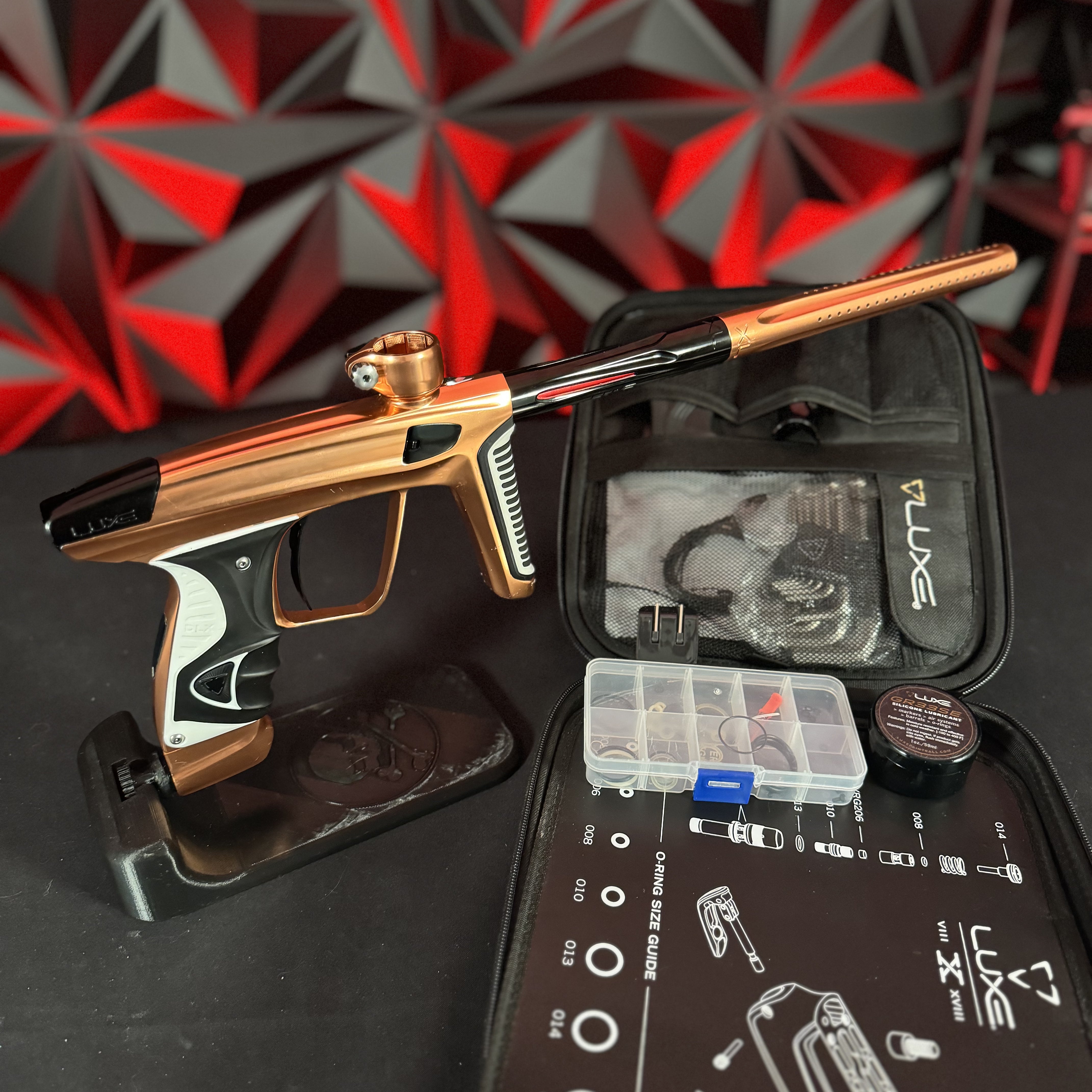 Used DLX Luxe X Paintball Gun - Copper