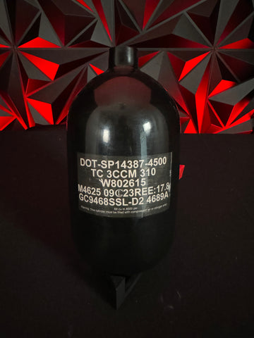 Used Ninja SL2 68/4500 Paintball Tank - Black/Black *Bottle Only*