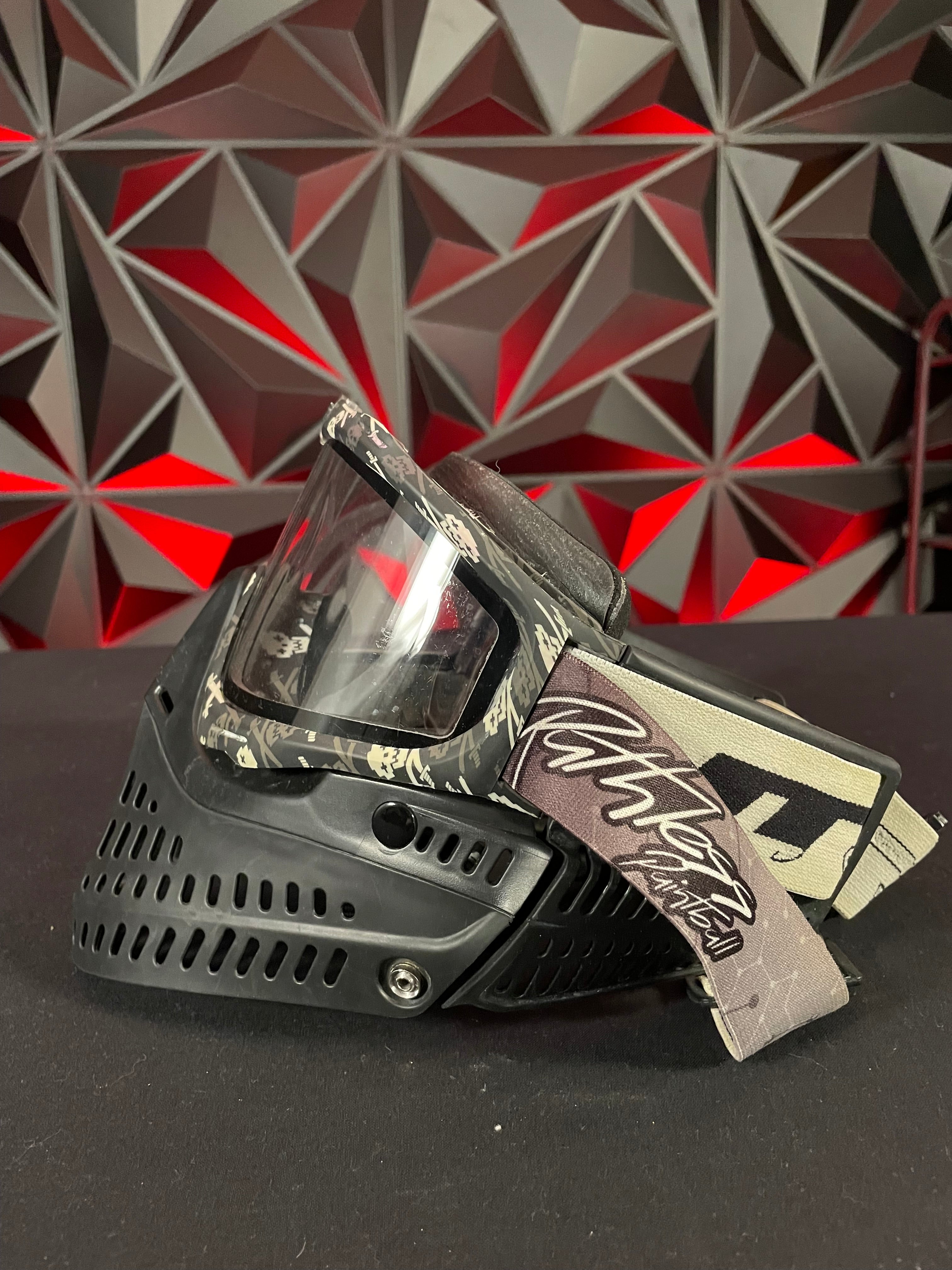 Used JT Proflex Paintball Mask - LE Mutiny Goggles w/Black Skirt