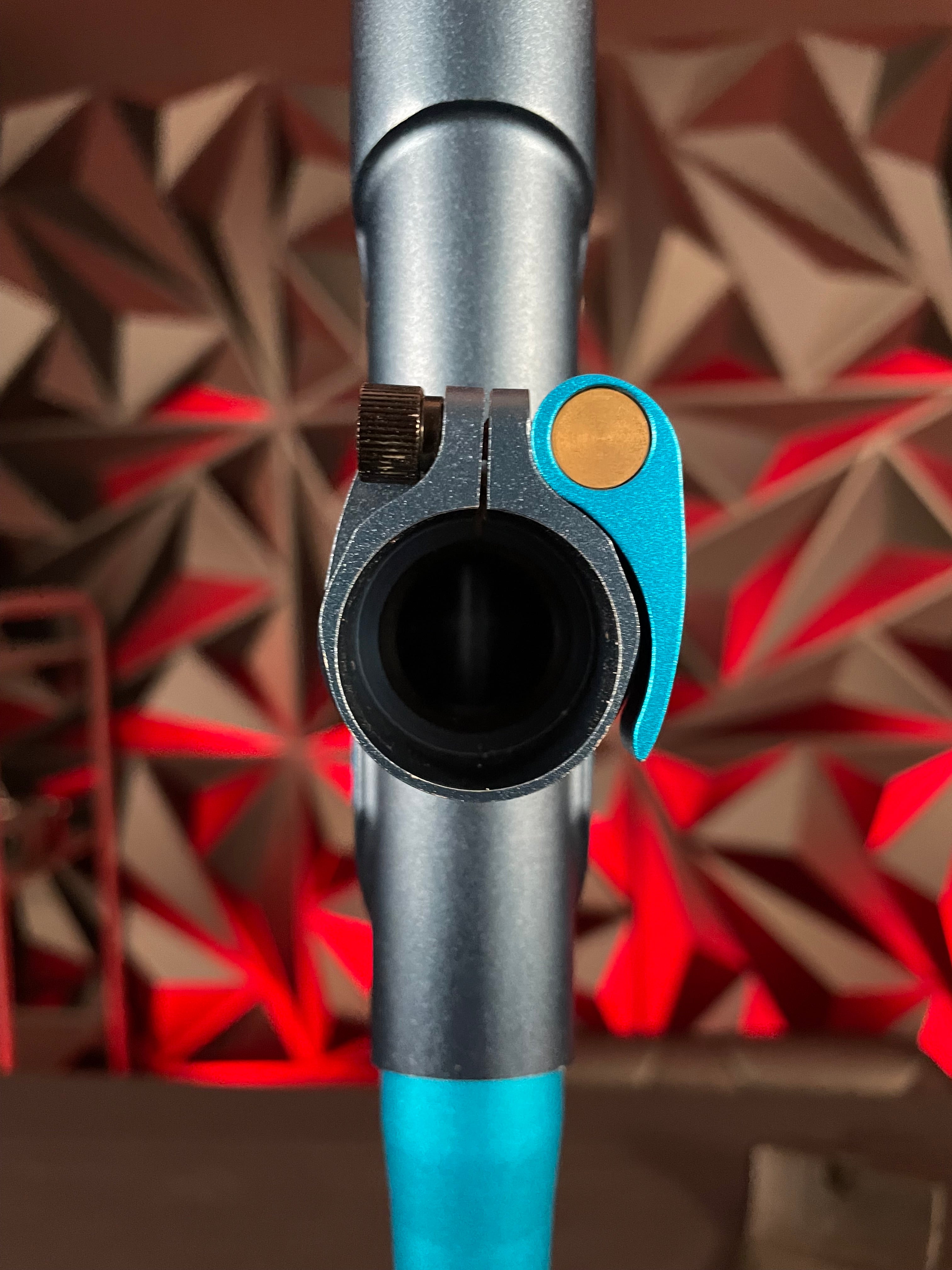 Used Empire Axe Pro Paintball Gun - Blue/Silver w/ Redline Board