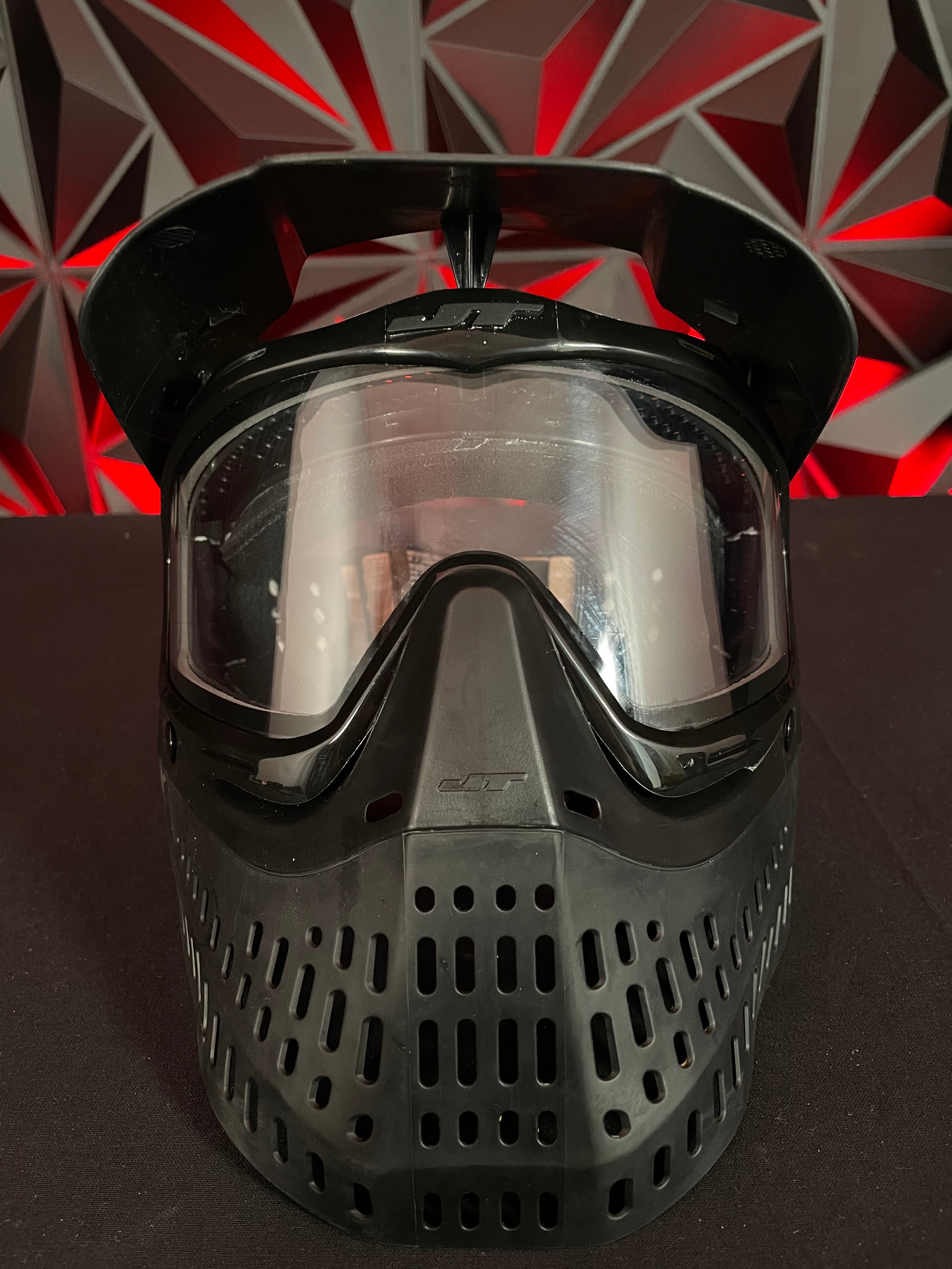 Used JT Proflex Paintball Mask - Black w/ Visor