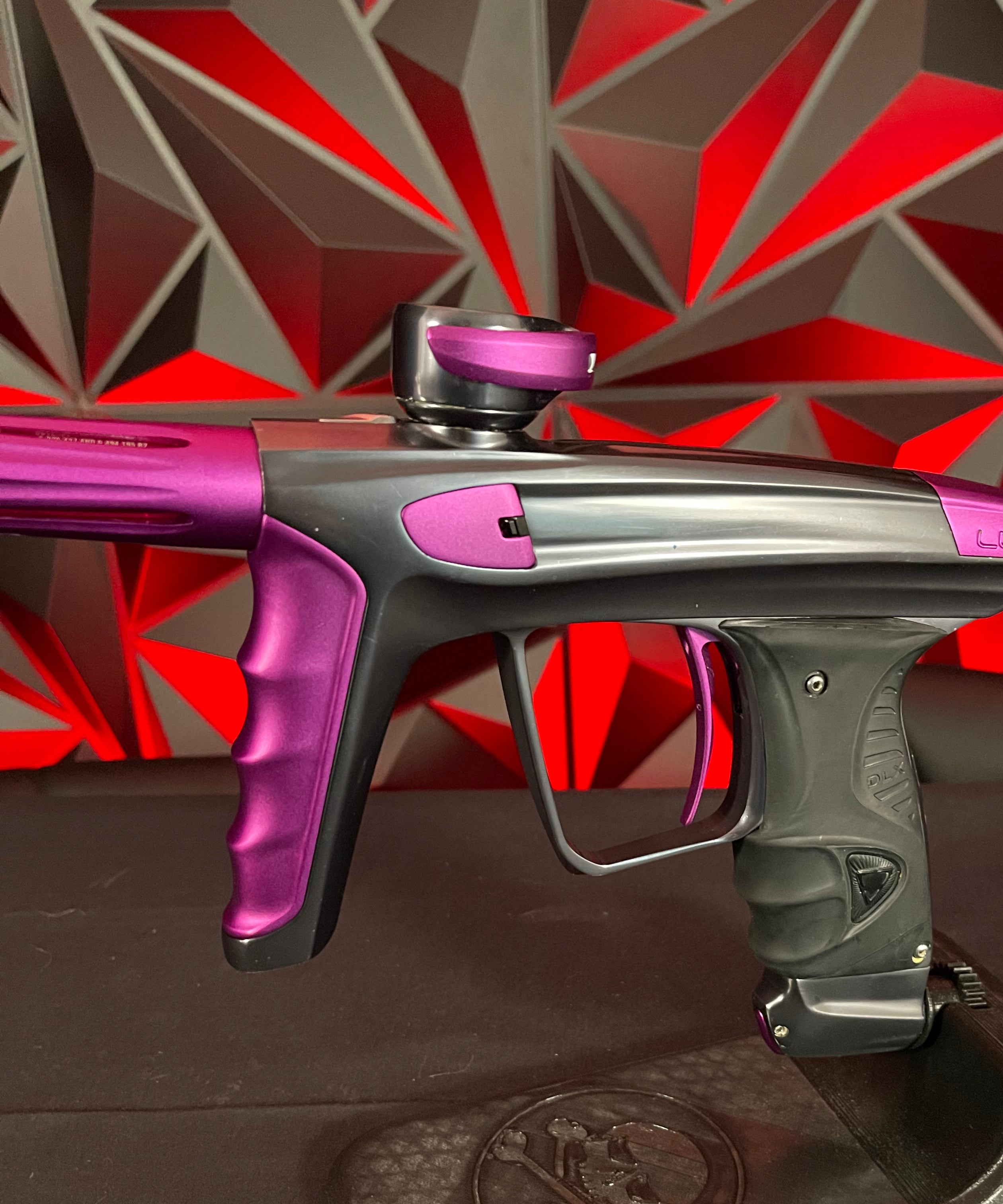 Used DLX Luxe X Paintball Gun - Pewter / Purple