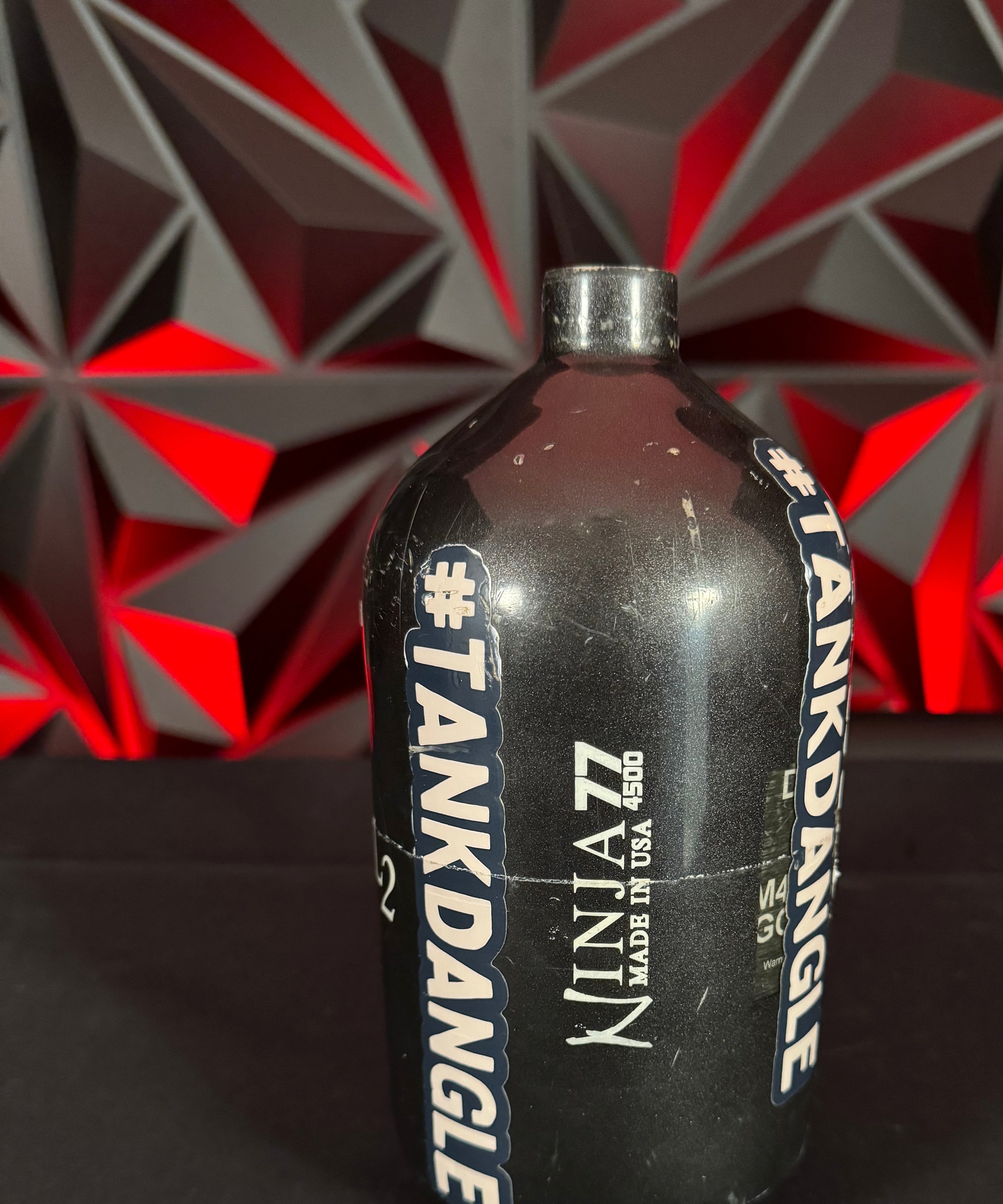 Used Ninja SL2 77/4500 Paintball Tank - Gunsmoke *BOTTLE ONLY*