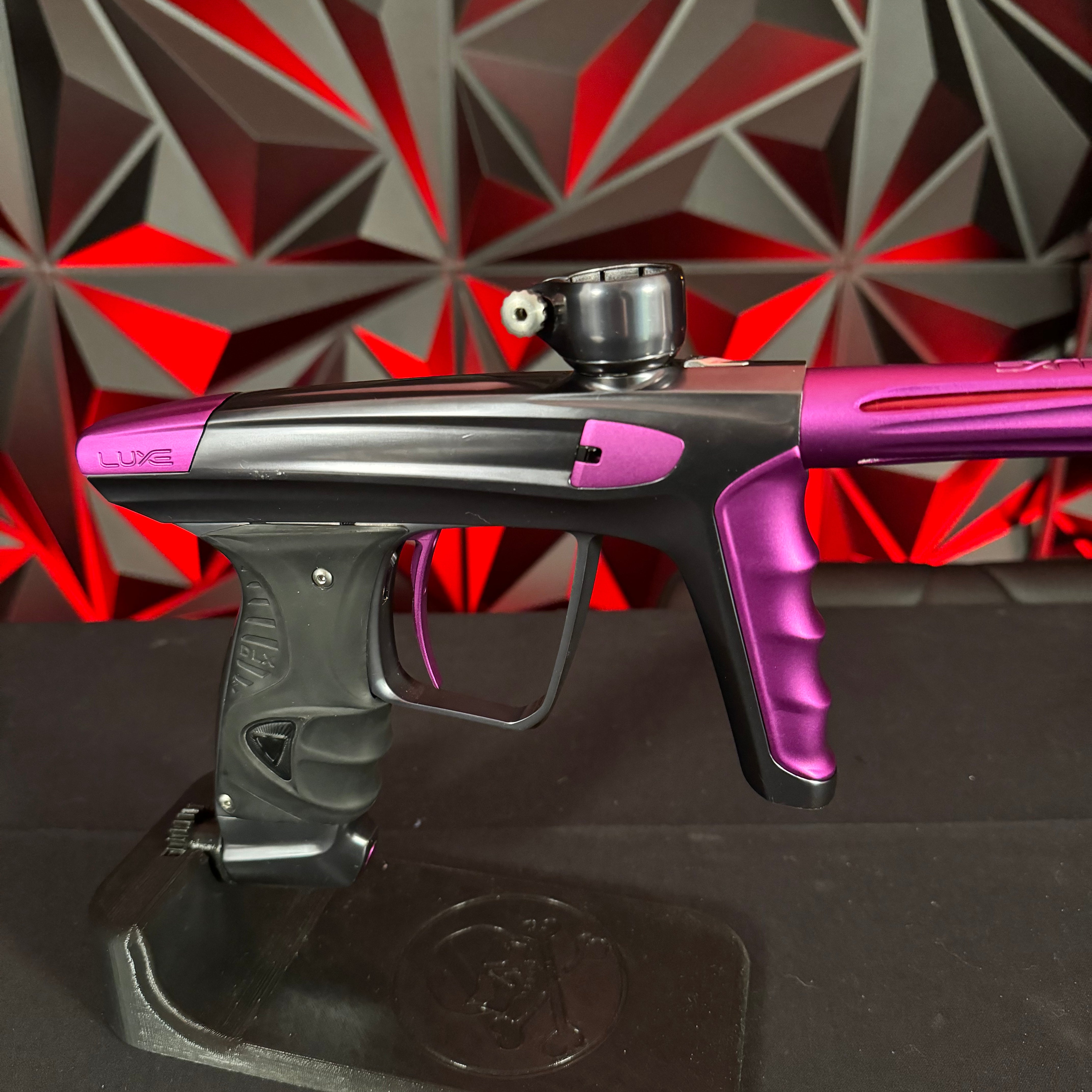 Used DLX Luxe X Paintball Gun - Pewter/Purple