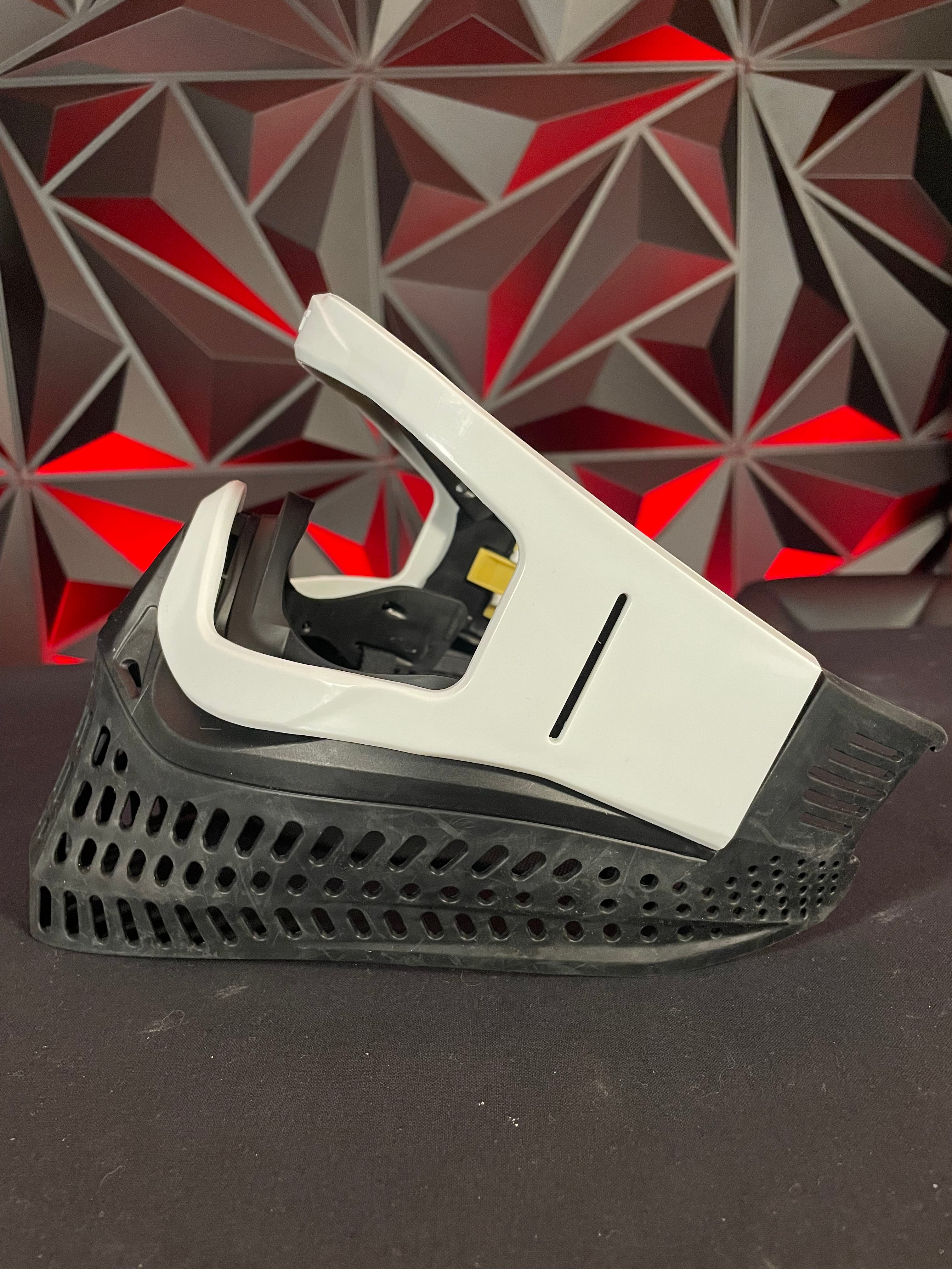 Used JT ProflexX Paintball Mask - Black/White w/ Chin Strap