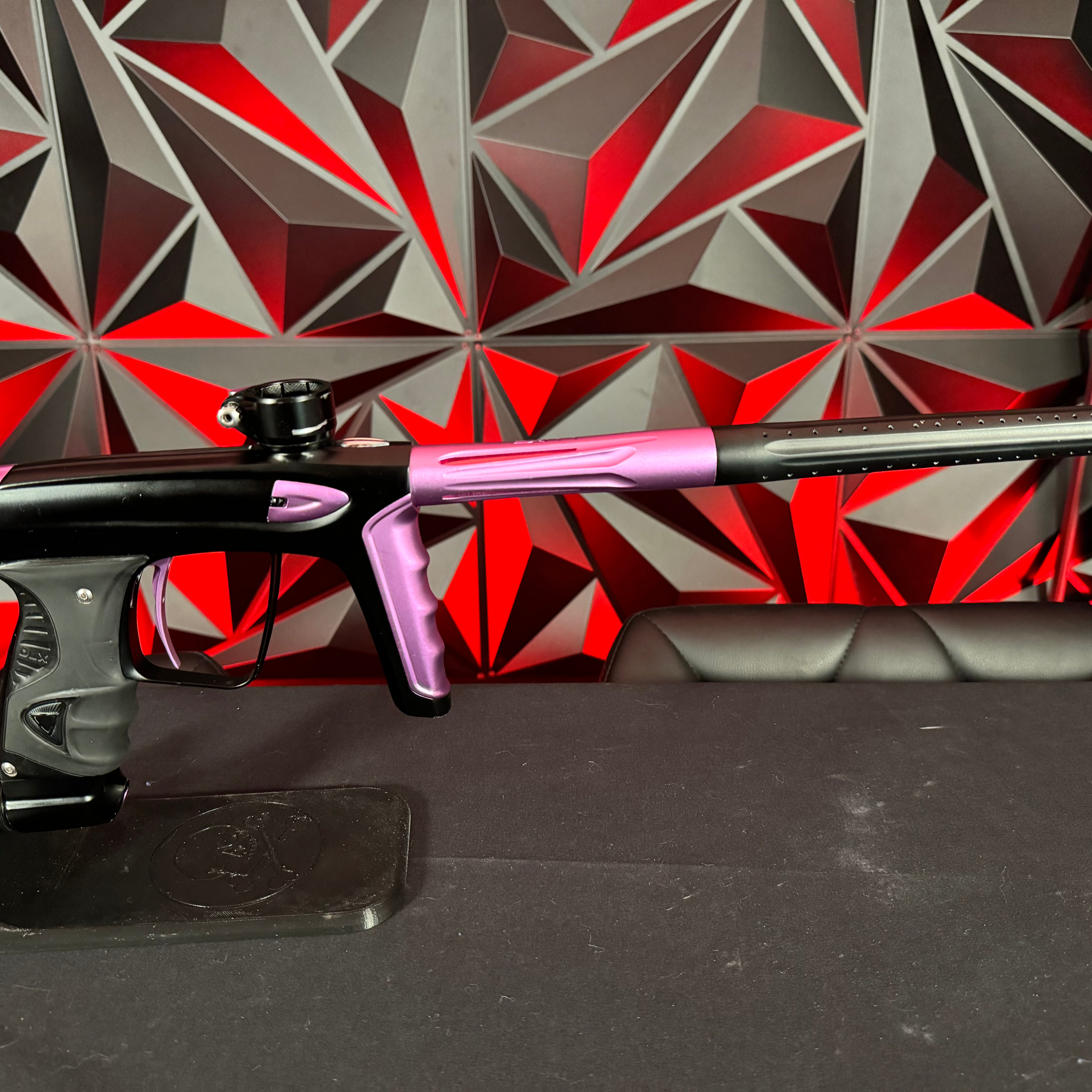 Used DLX Luxe ICE Paintball Marker - Dust Black/Pink
