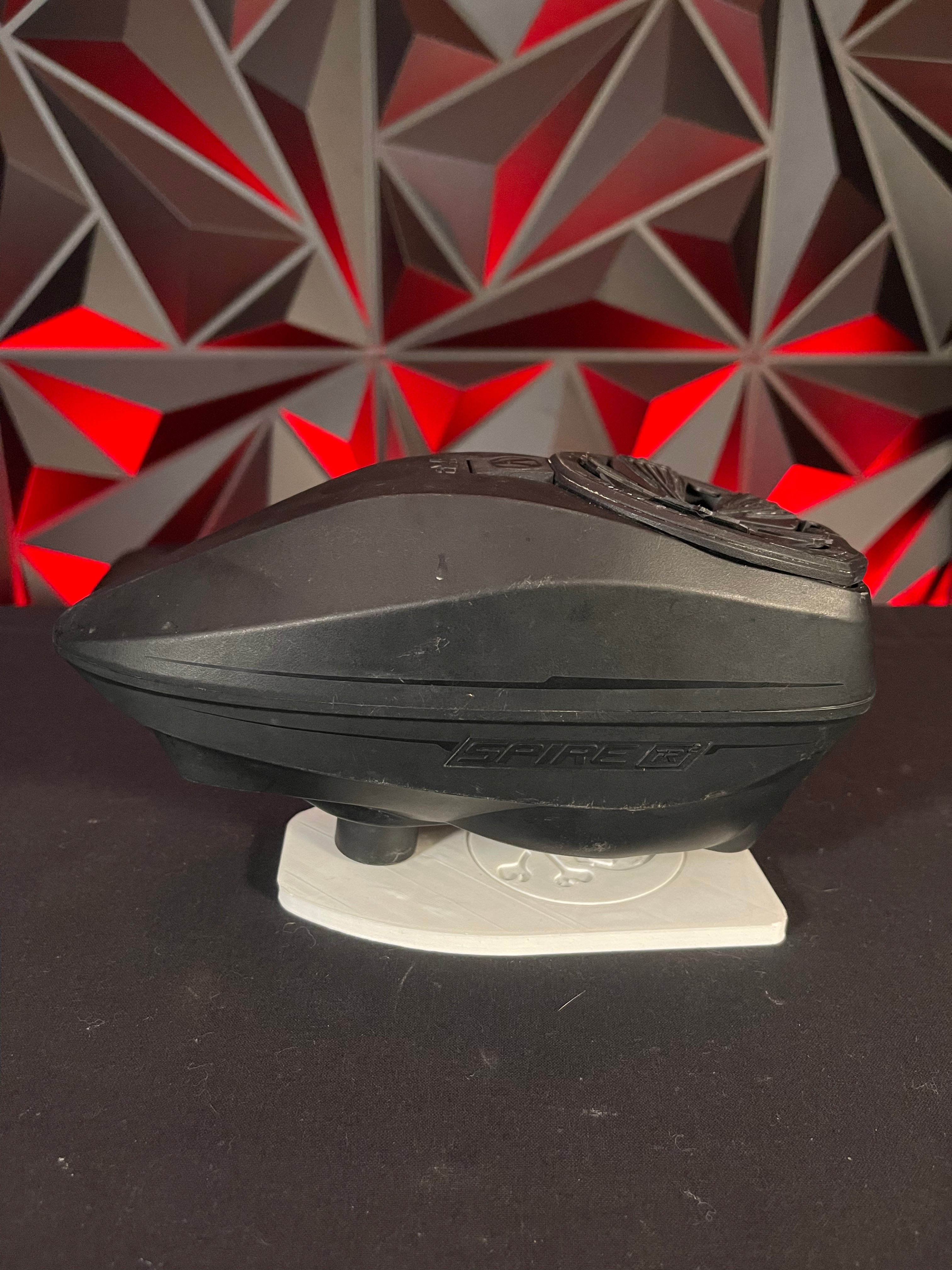 Used Virtue Spire IR2 Paintball Loader - Black w/ SF-R Speedfeed