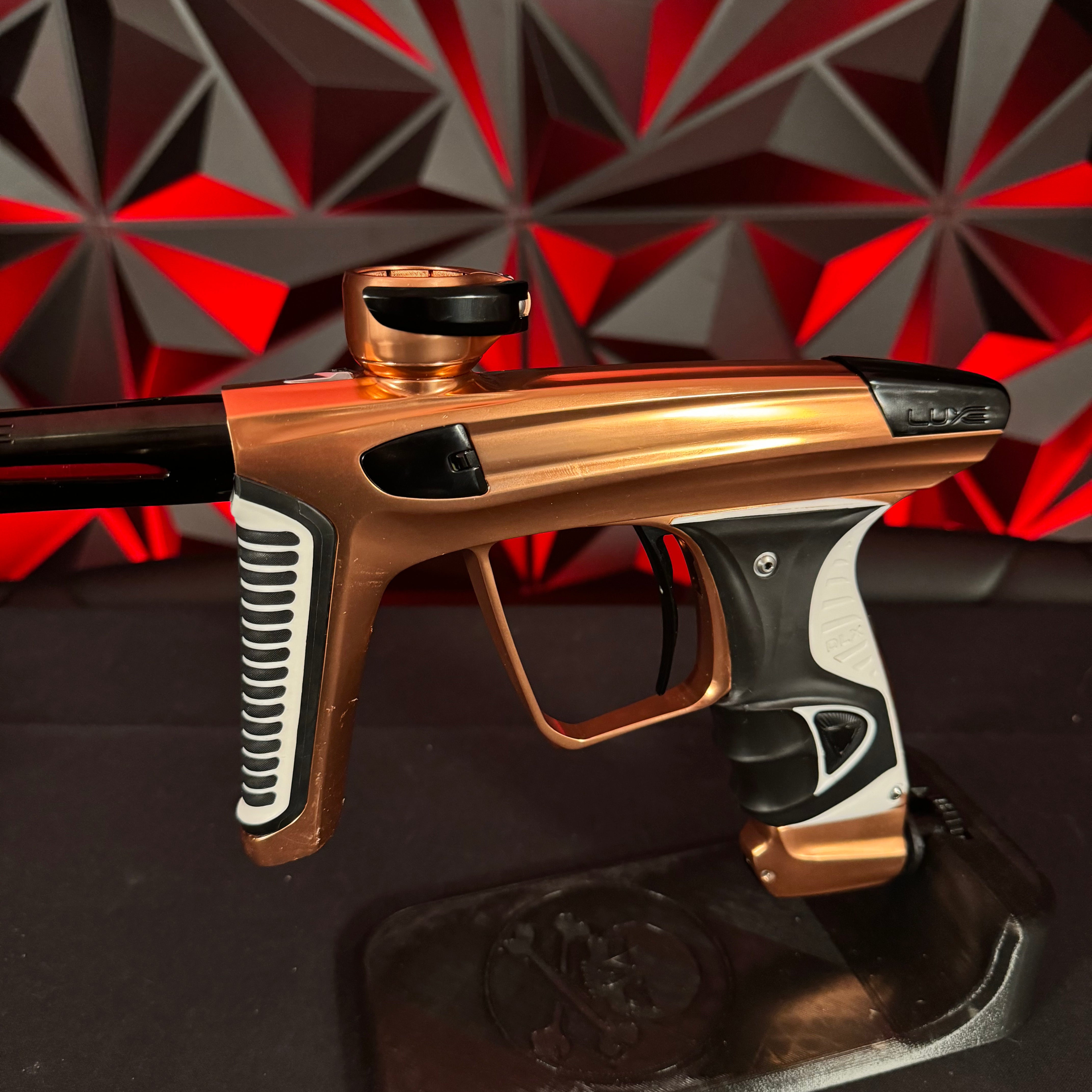 Used DLX Luxe X Paintball Gun - Copper