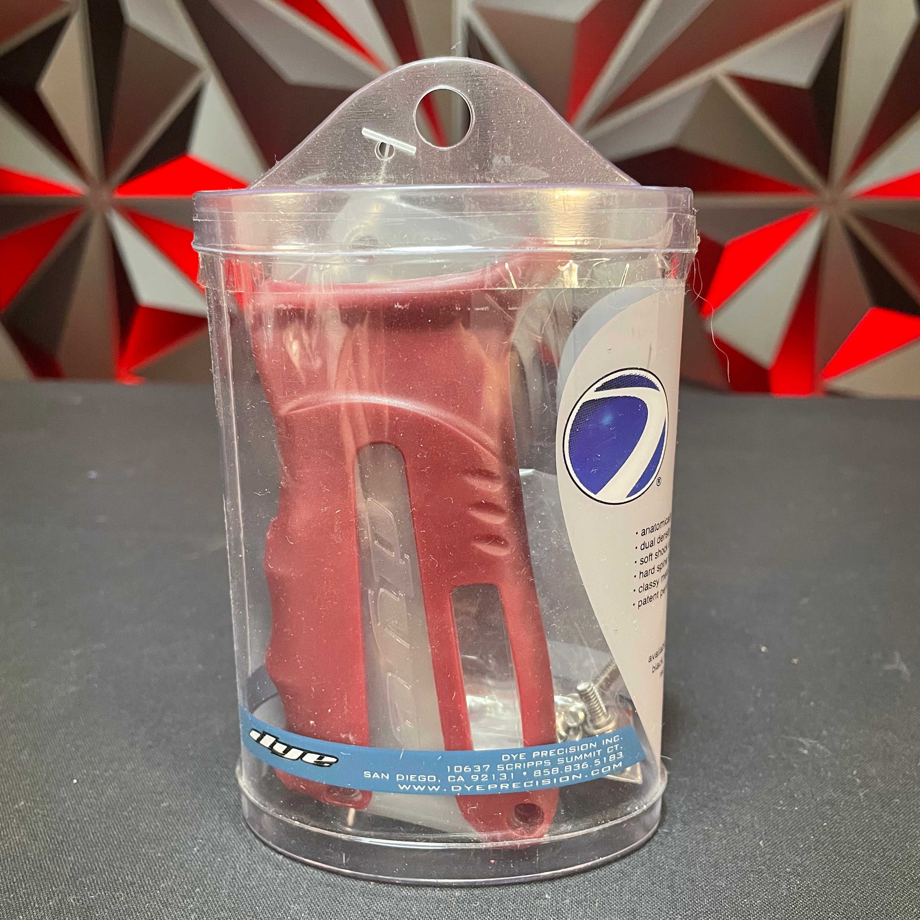 Used Dye Paintball E-sticky 3 Grip for Kingman Spyder Electric ESP Frames - Red