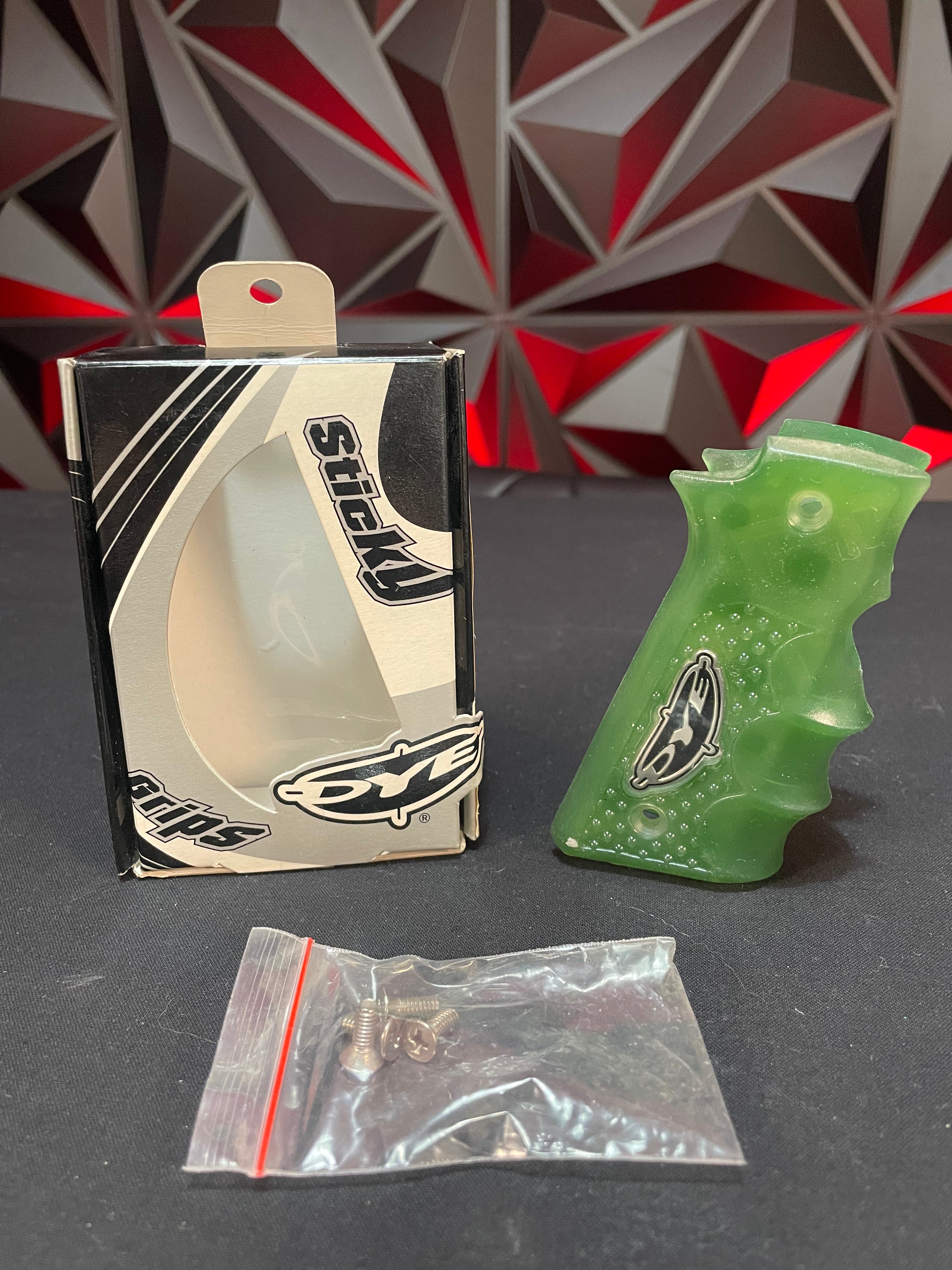Used Dye Paintball Sticky Grip for 45 Frames - Green