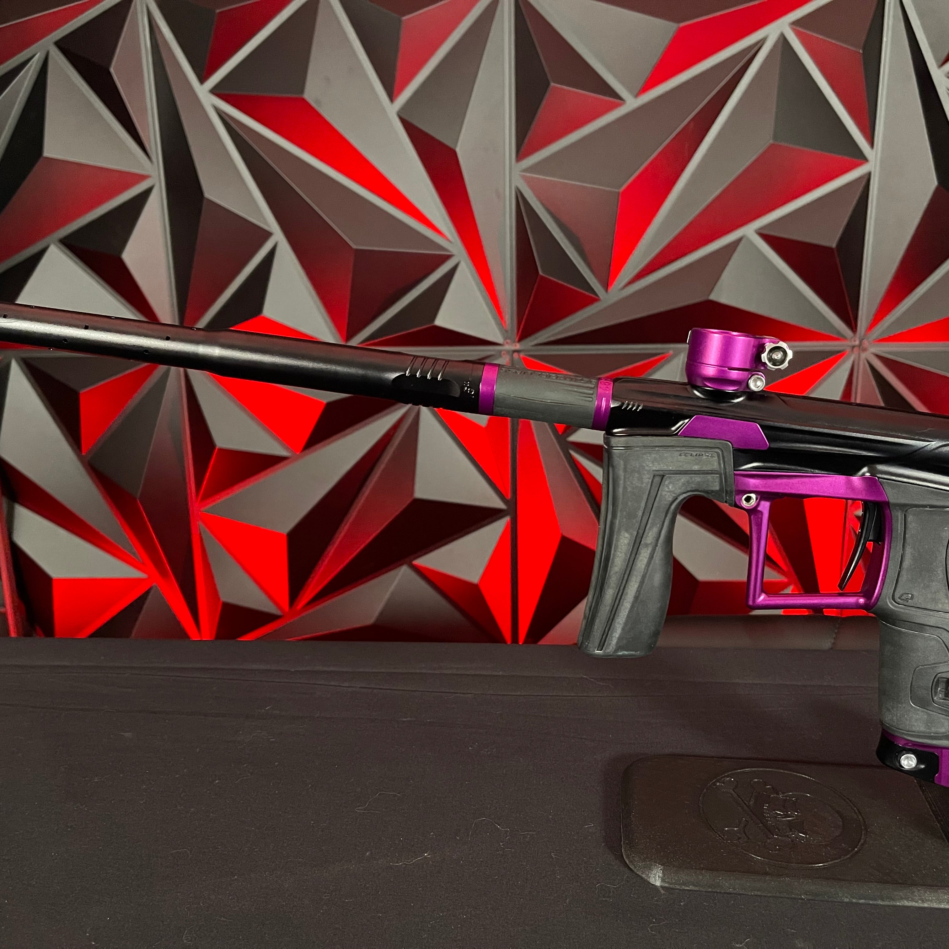 Used Planet Eclipse Geo 4 Paintball Gun - Amethyst w/ 3 FL Backs