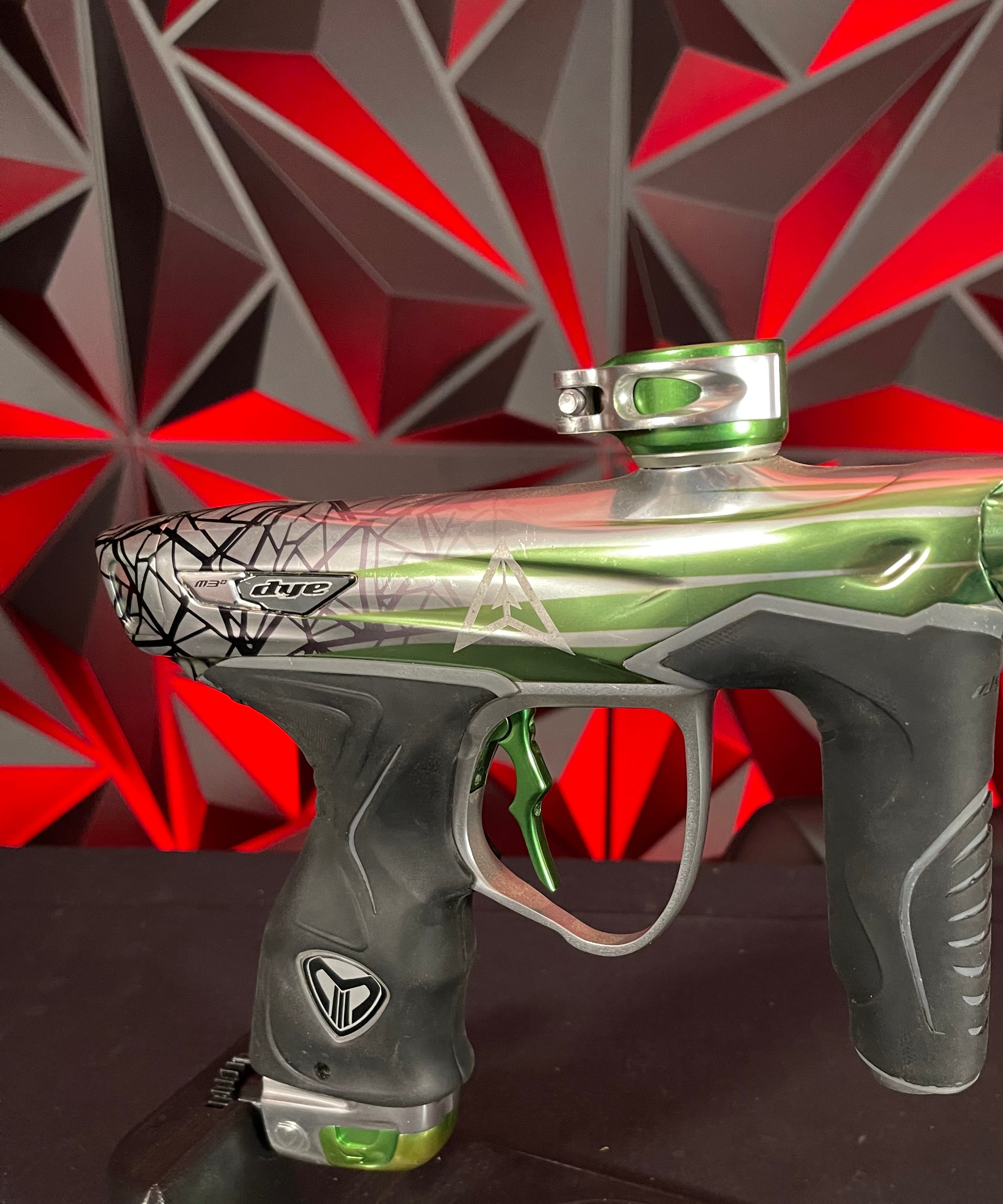 Used Dye M3+ Paintball Marker - Green Columbus LVL Up Edition