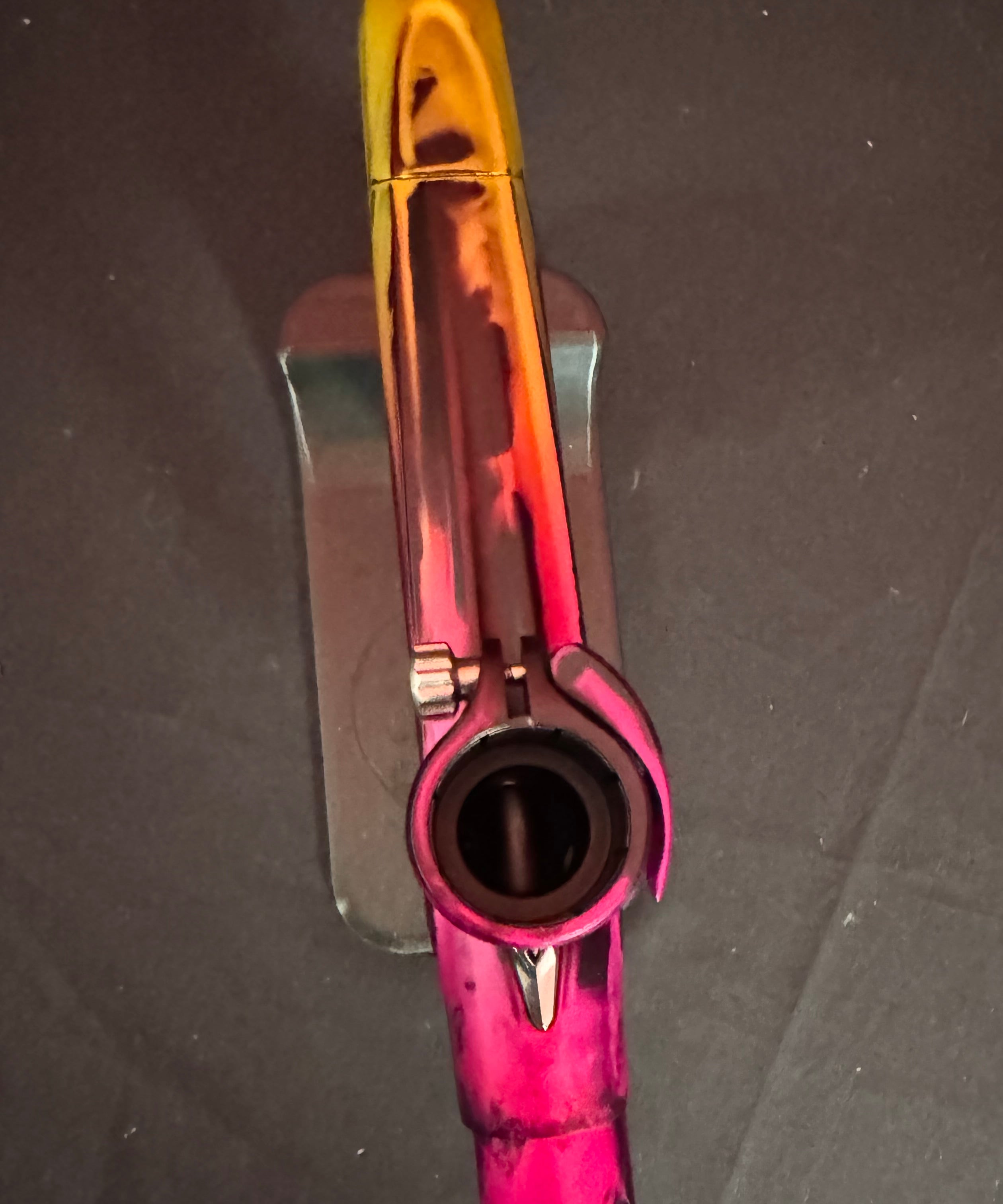 Used DLX Luxe TM40 Paintball Gun - LE Dust Pink/Yellow Smear