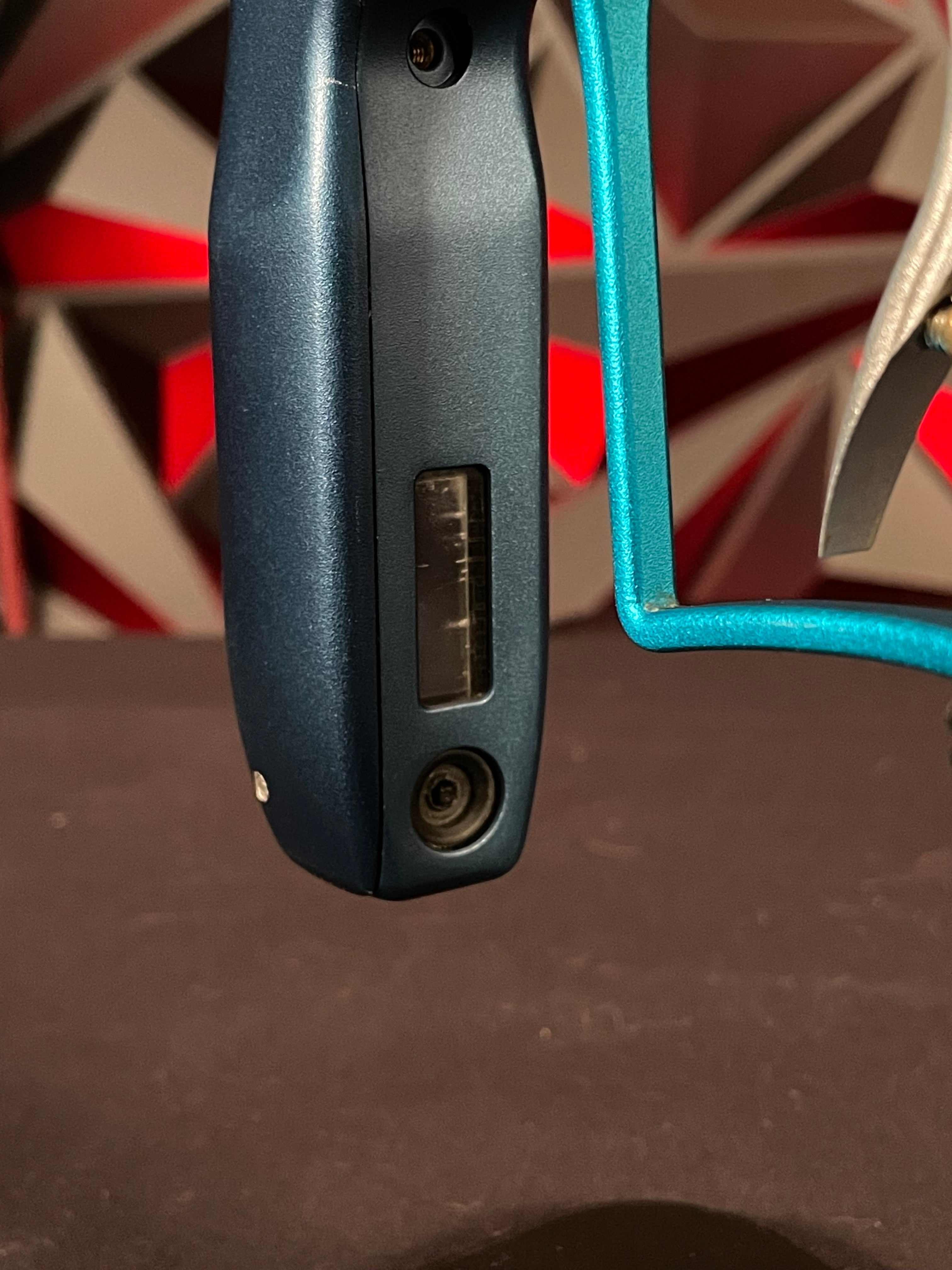 Used Empire Axe Pro Paintball Gun - Blue/Silver w/ Redline Board