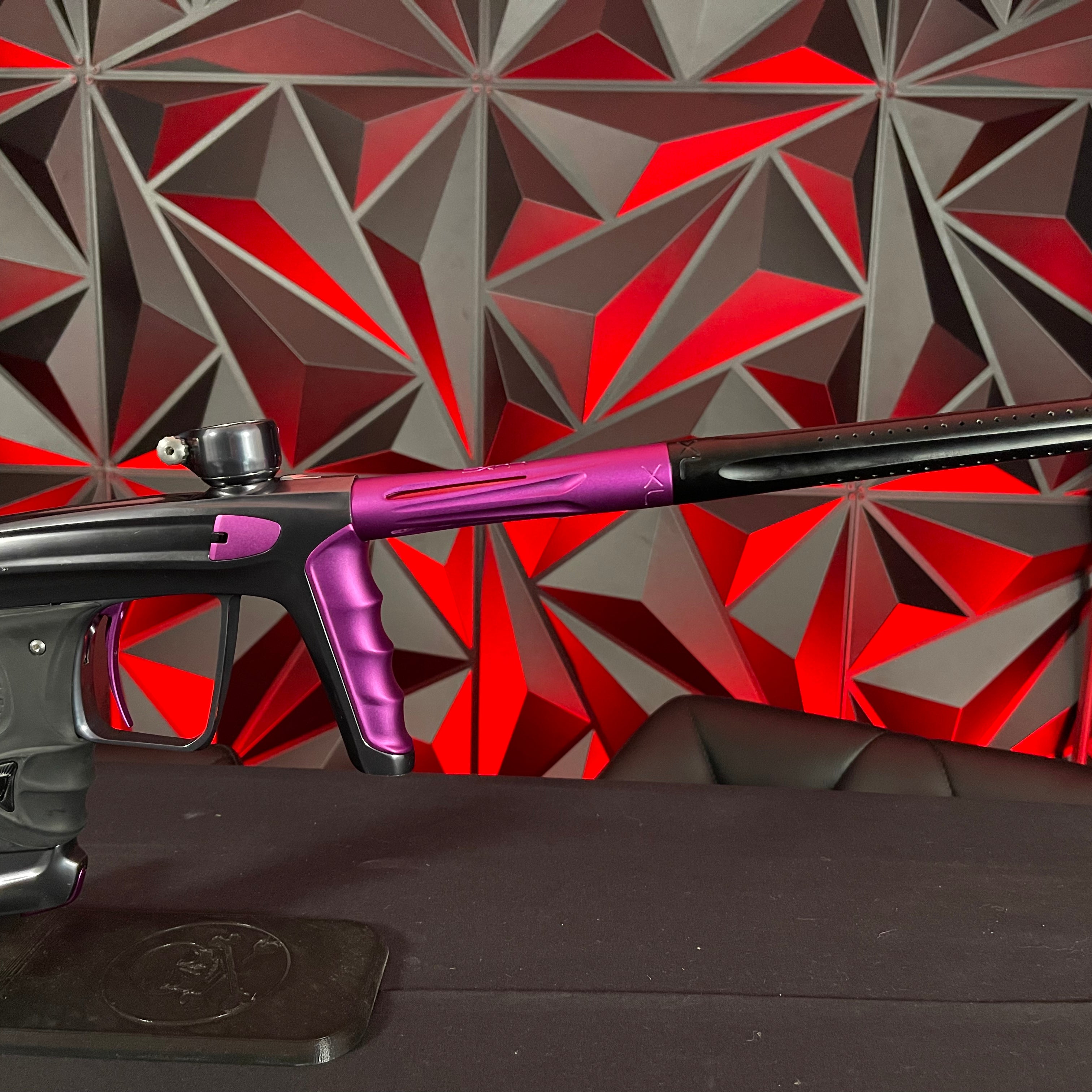 Used DLX Luxe X Paintball Gun - Pewter / Purple