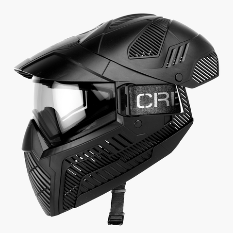 Carbon Paintball OPR FULL COVERAGE Goggle - Black (Thermal Smoke Lens)