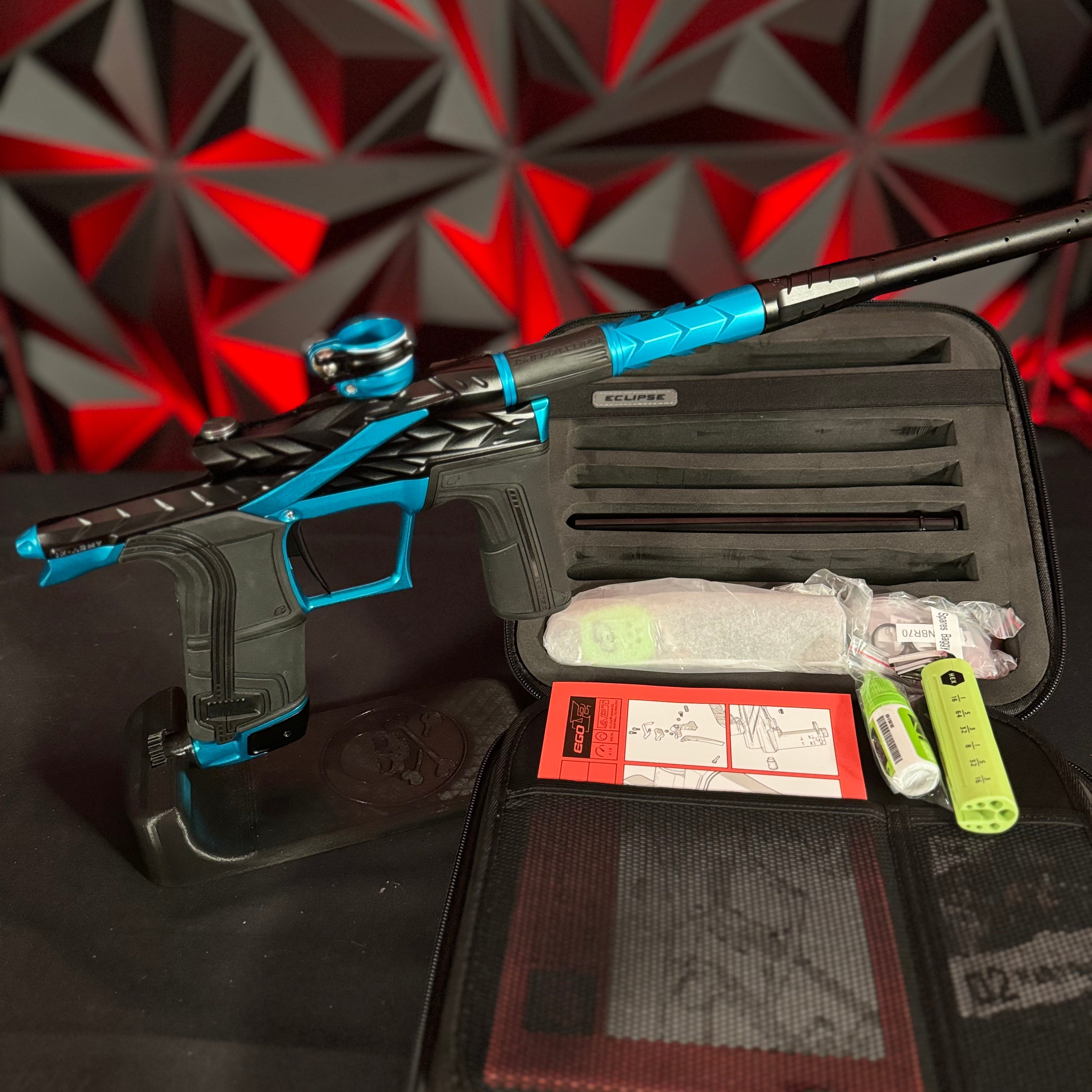 Used HK Army/Planet Eclipse LV2 Fossil Paintball Gun - Black/Blue