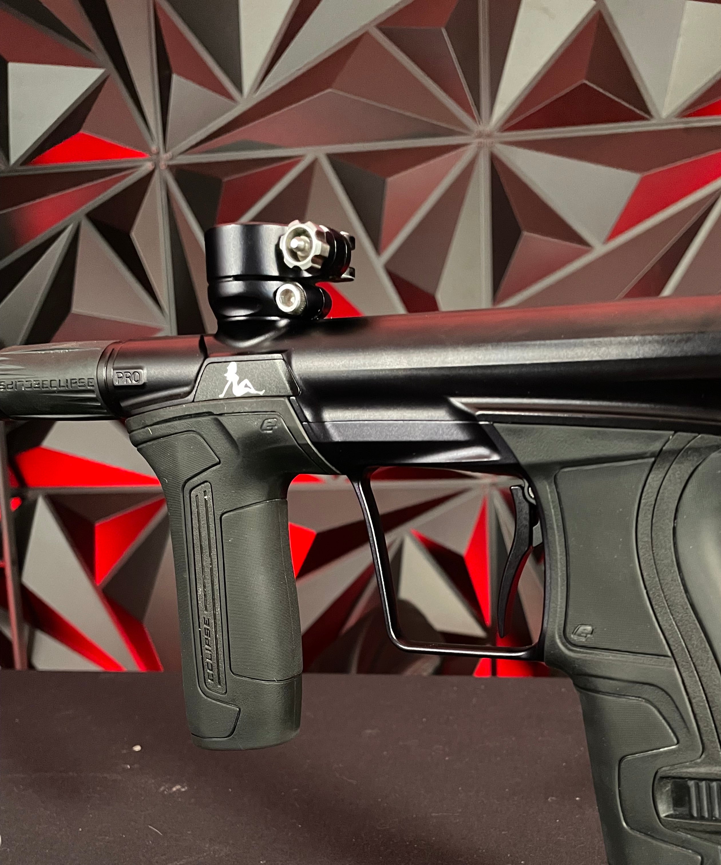 Used Planet Eclipse CS2 Pro Paintball Gun - Midnight w/ 3 FL Backs