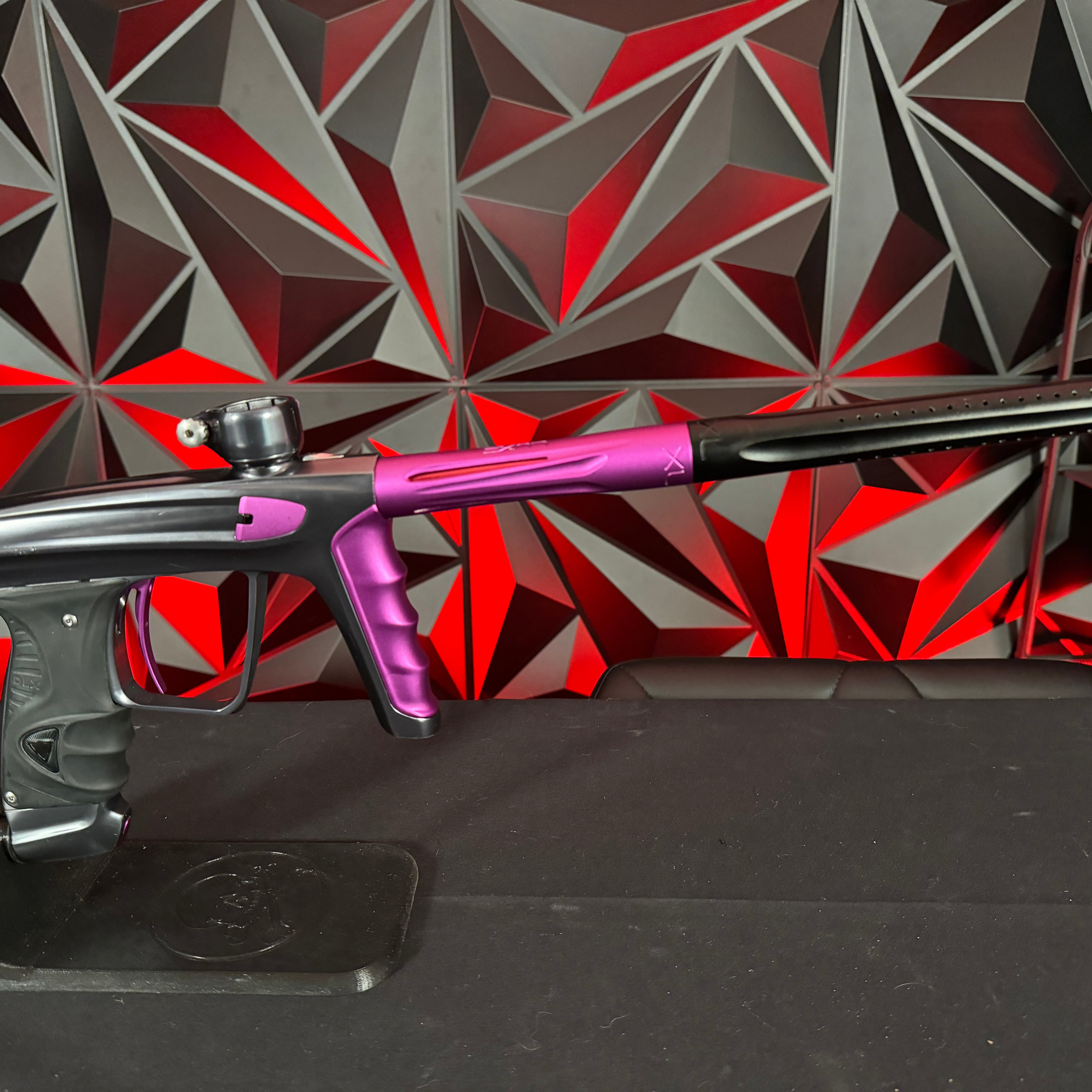 Used DLX Luxe X Paintball Gun - Pewter/Purple