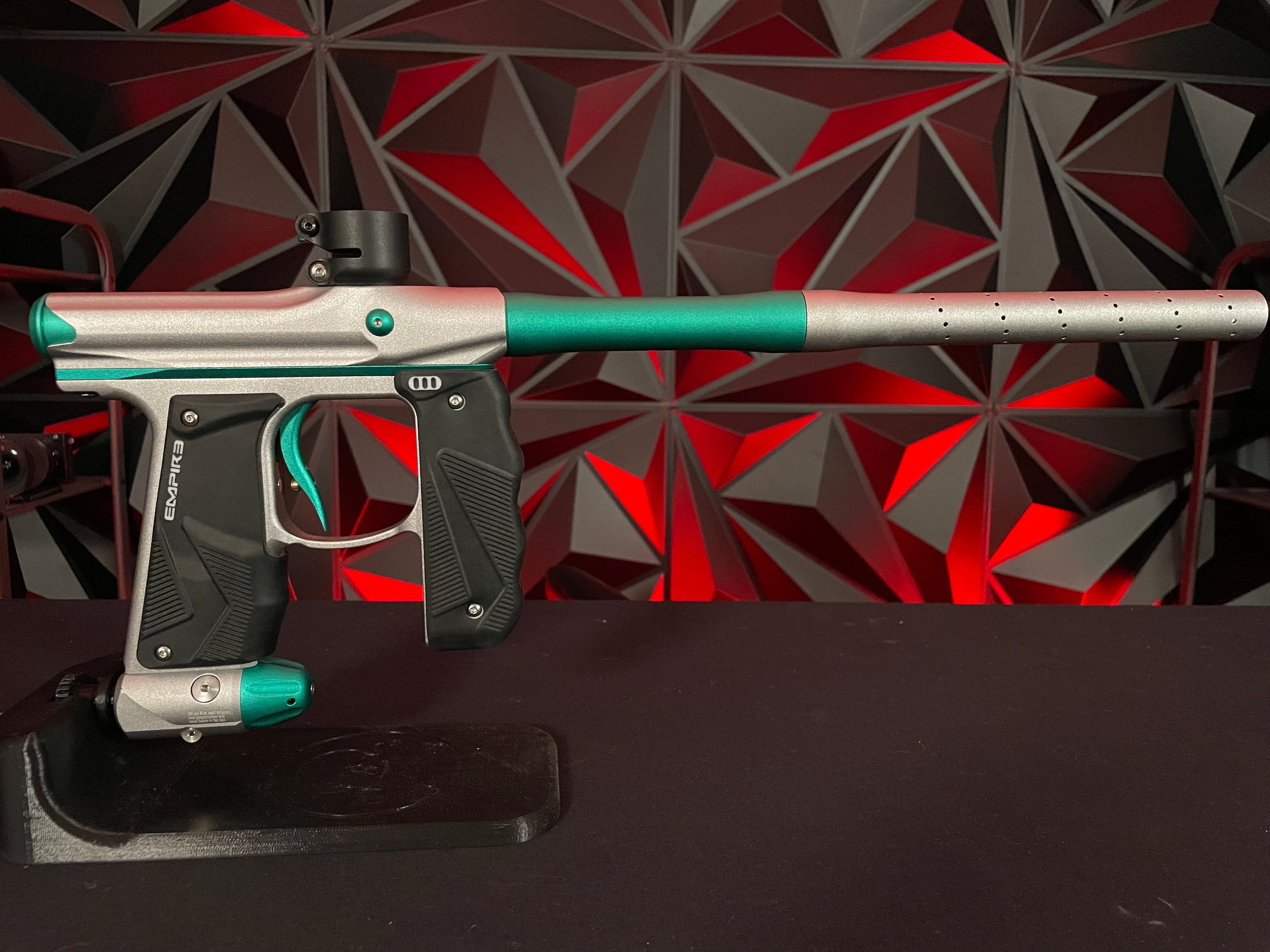 Used Empire Mini GS Paintball Gun - Grey/Teal