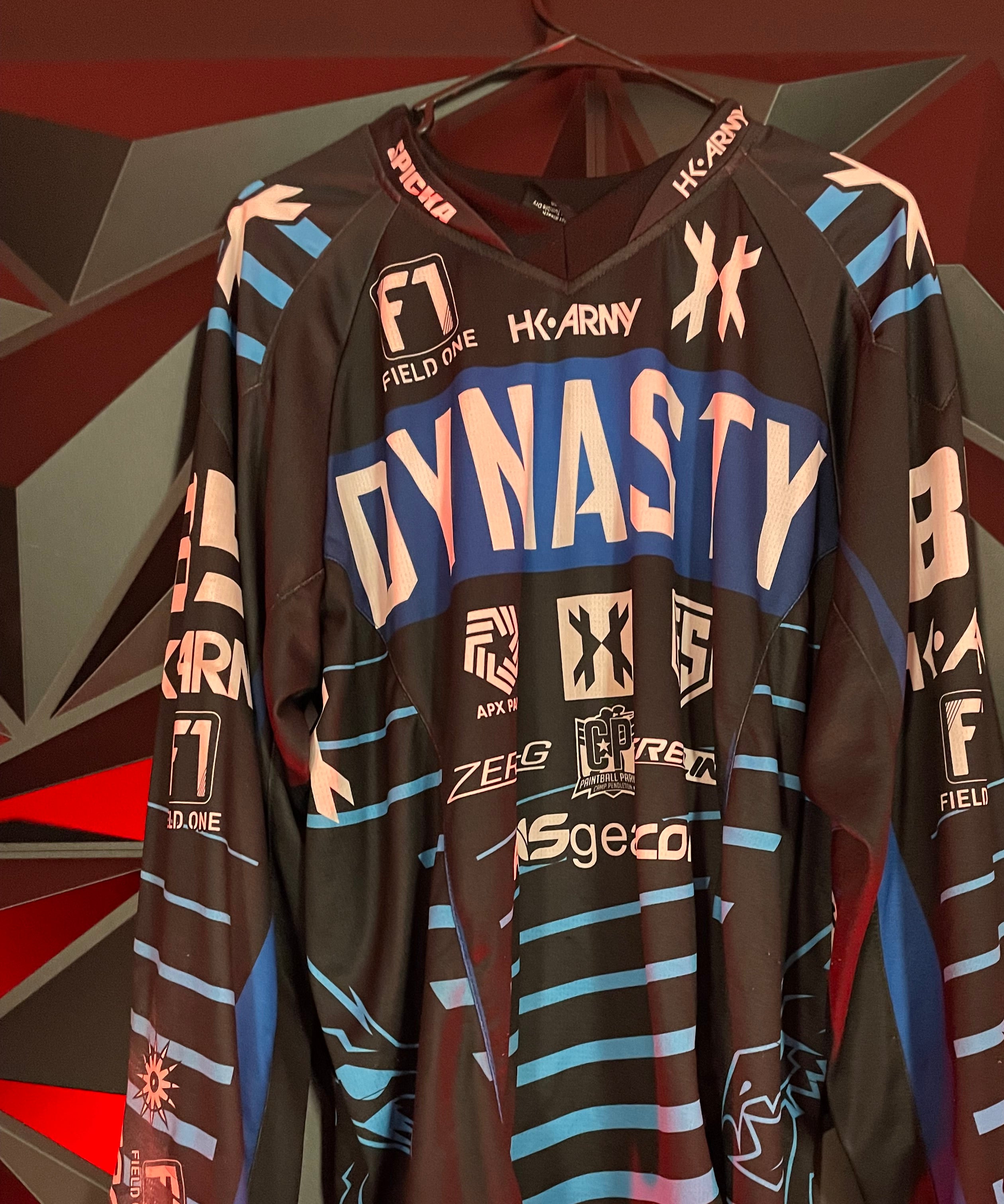 Used Dynasty Paintball Jersey - Kyle Spicka #85 - Large