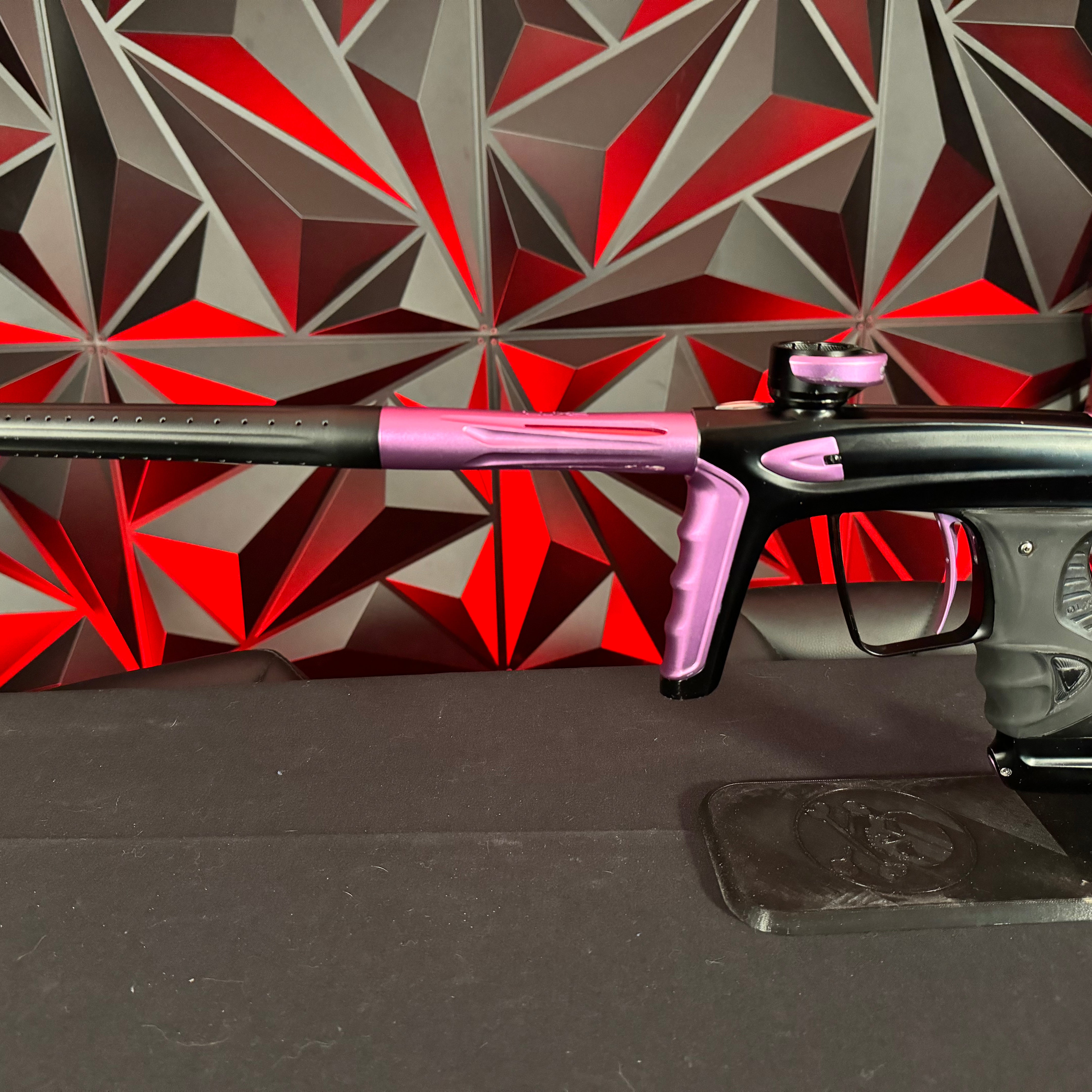 Used DLX Luxe ICE Paintball Marker - Dust Black/Pink