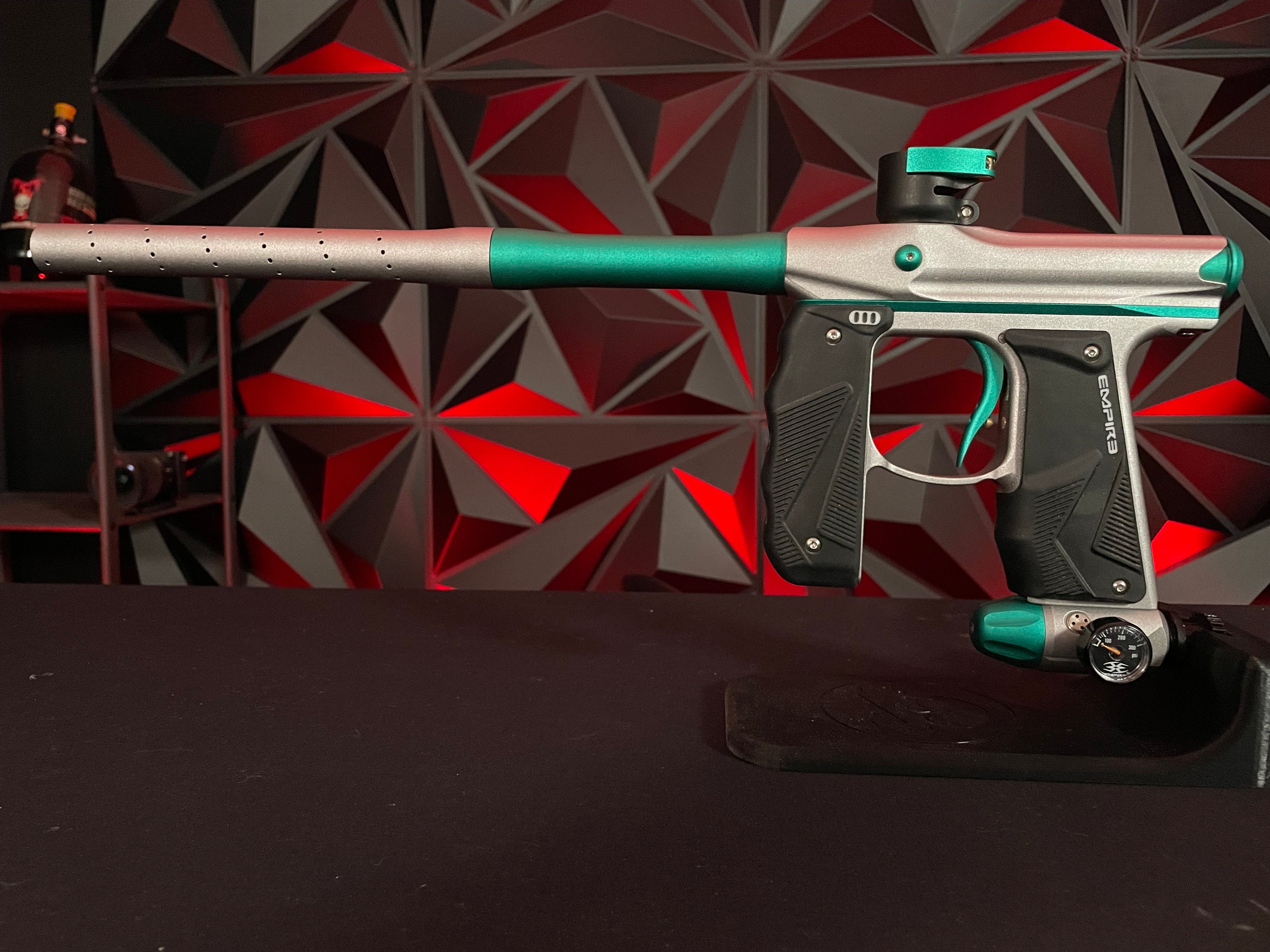 Used Empire Mini GS Paintball Gun - Grey/Teal