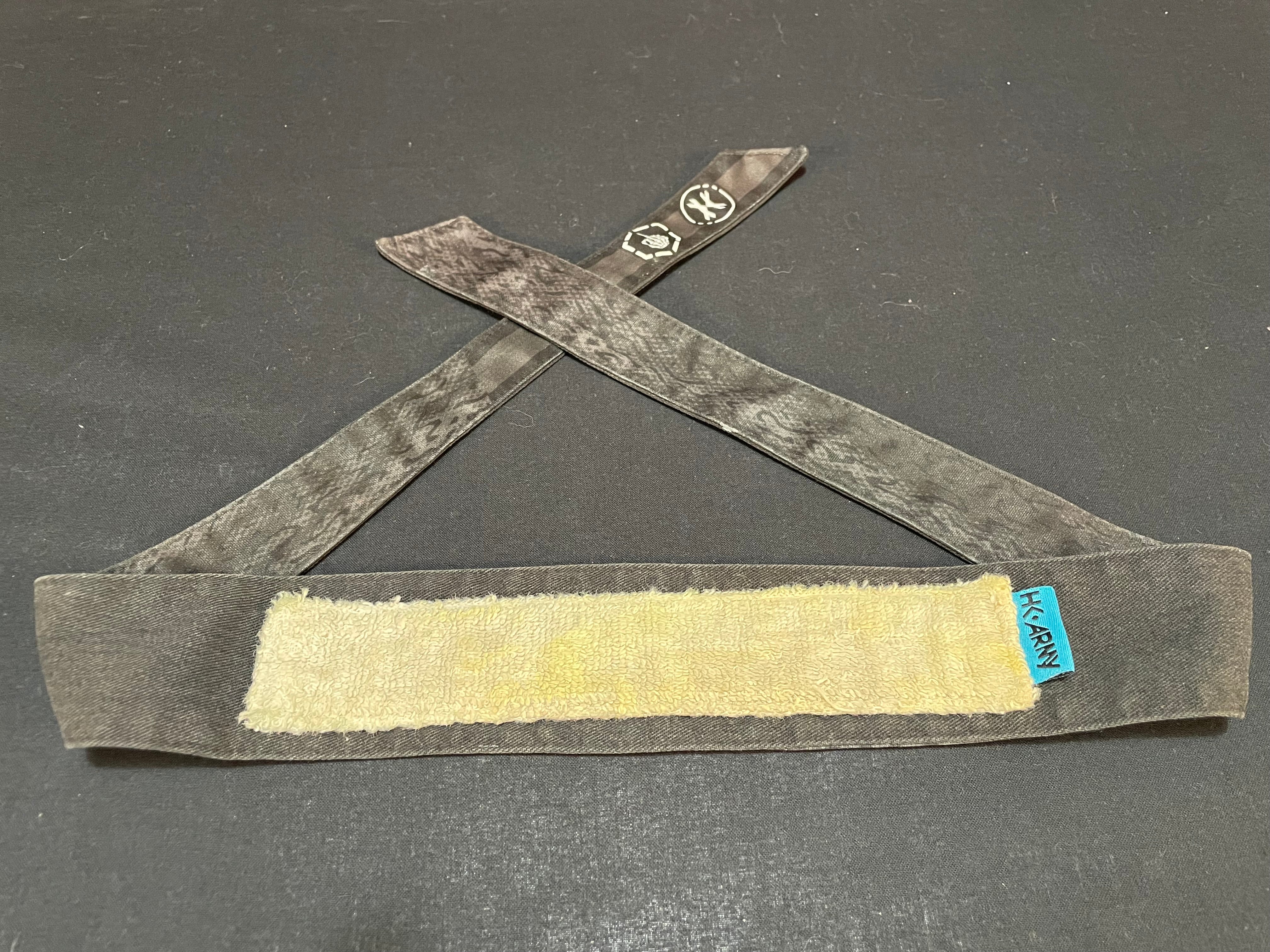 Used HK Army/Infamous Paintball Headband - Black Snake Skin
