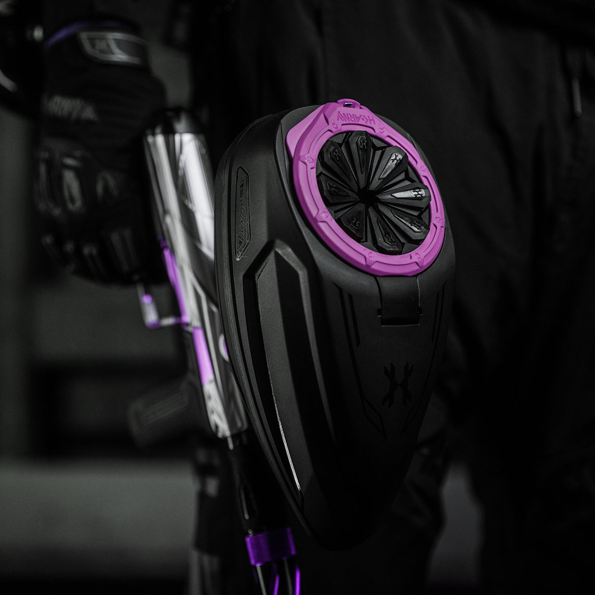 HK Army Sonic Plus Paintball Loader - Black/Purple