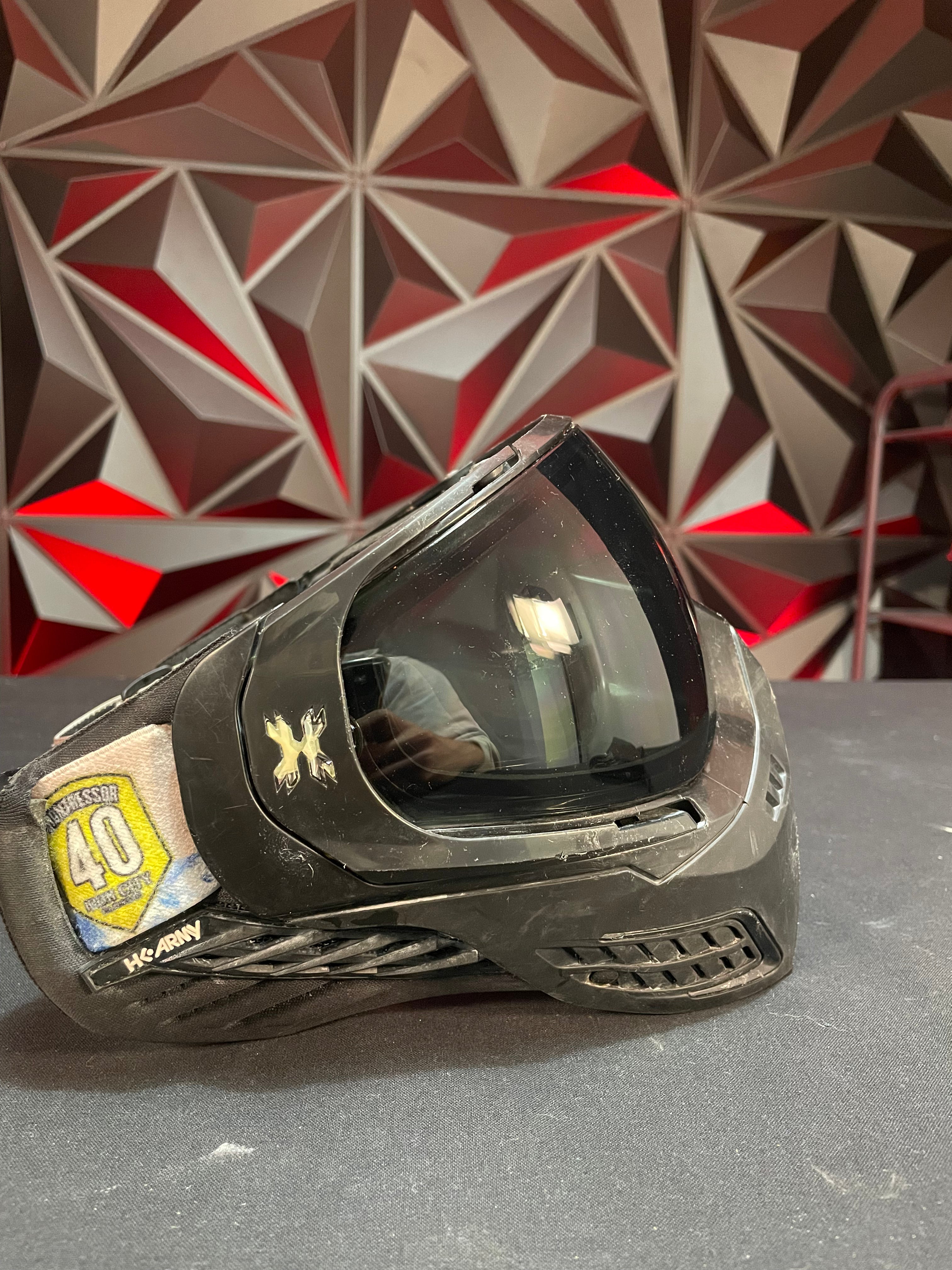 Used HK Army KLR Paintball Mask - Onyx (Black)