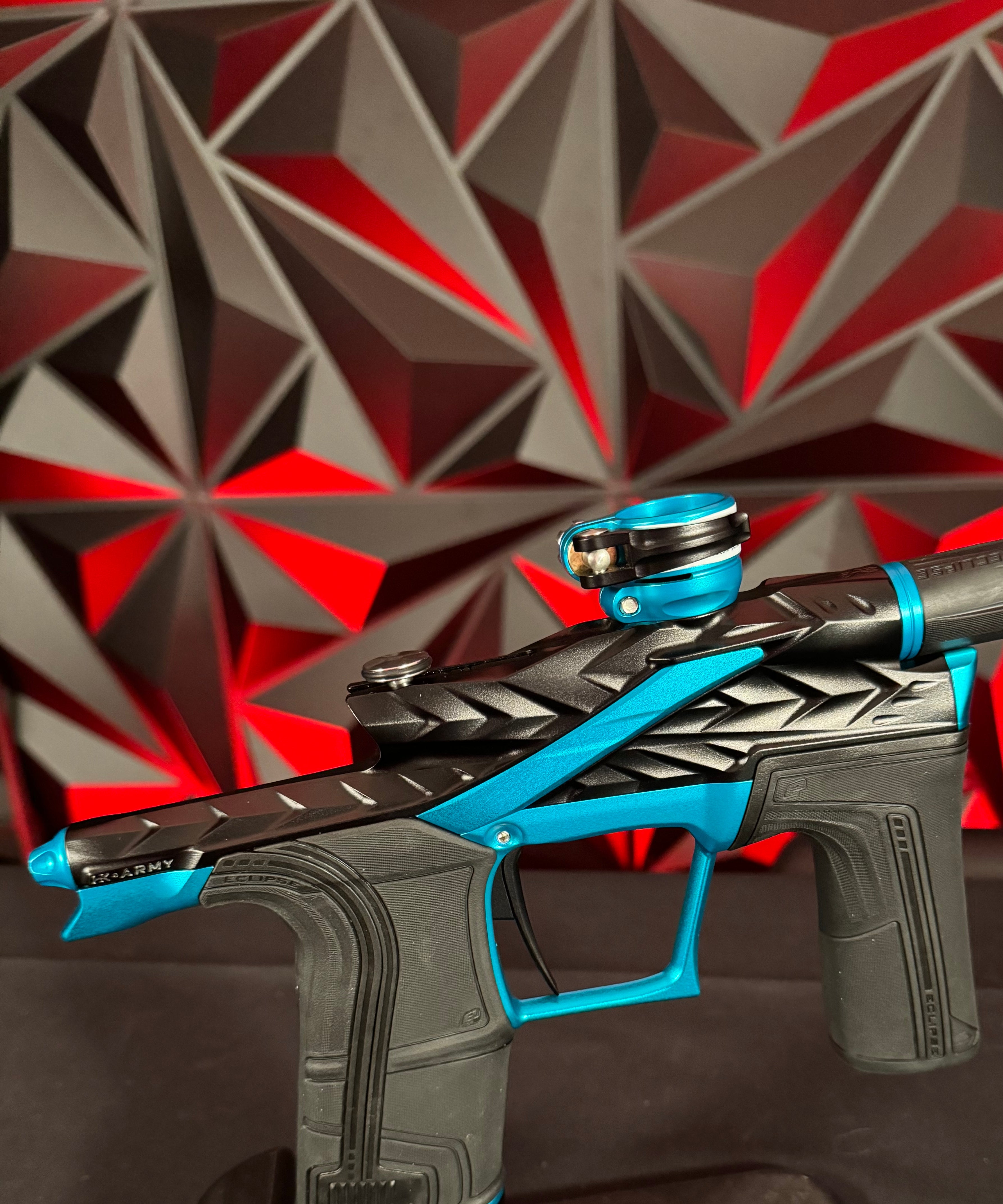 Used HK Army/Planet Eclipse LV2 Fossil Paintball Gun - Black/Blue