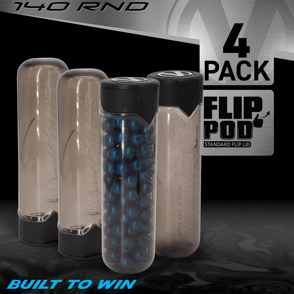 Virtue Flip 140 Round Pods - 4-Pack - Smoke