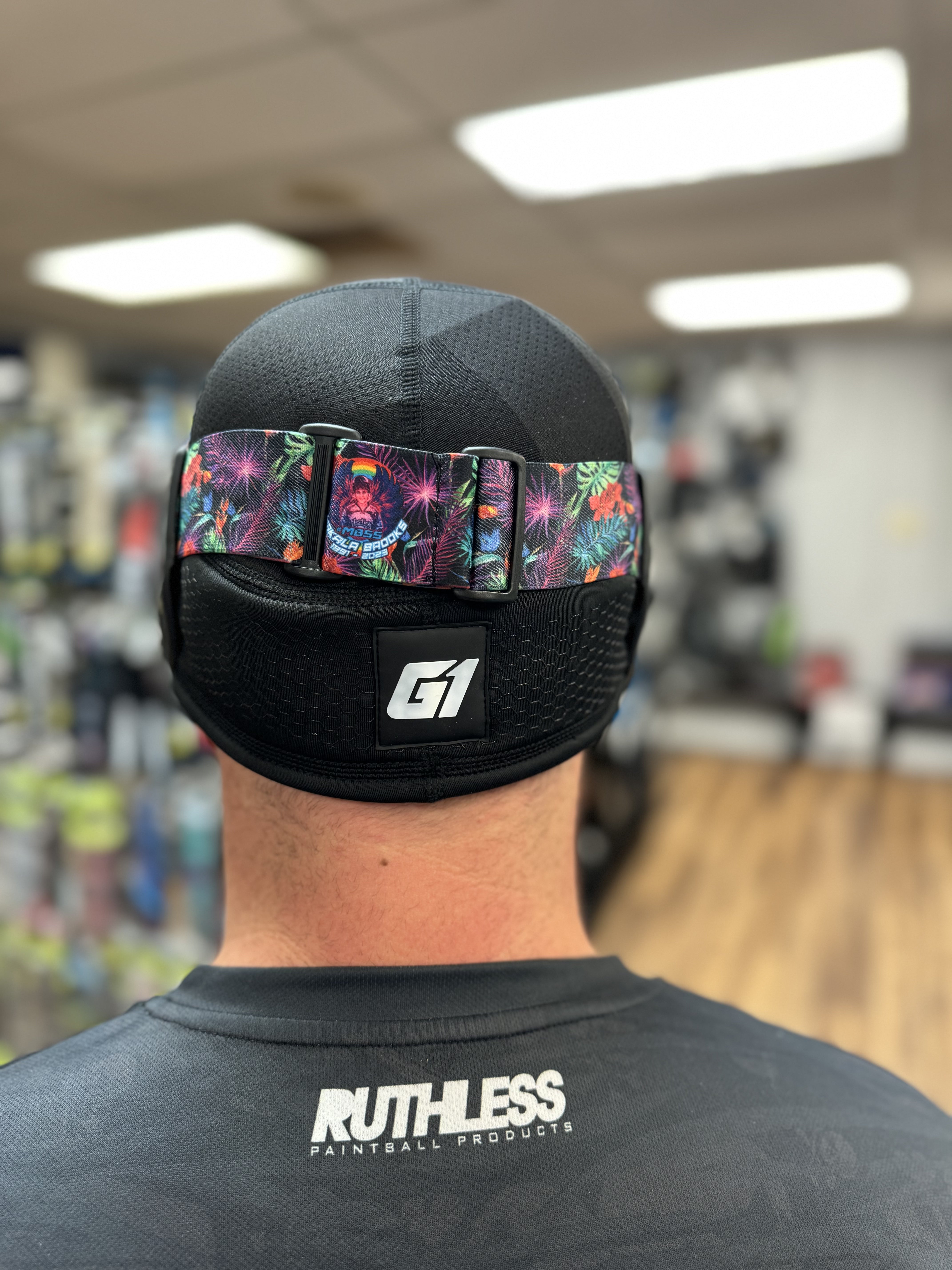 724 Customs Universal Goggle Strap - LE Peak Performance "Kaleidoscope Jungle"