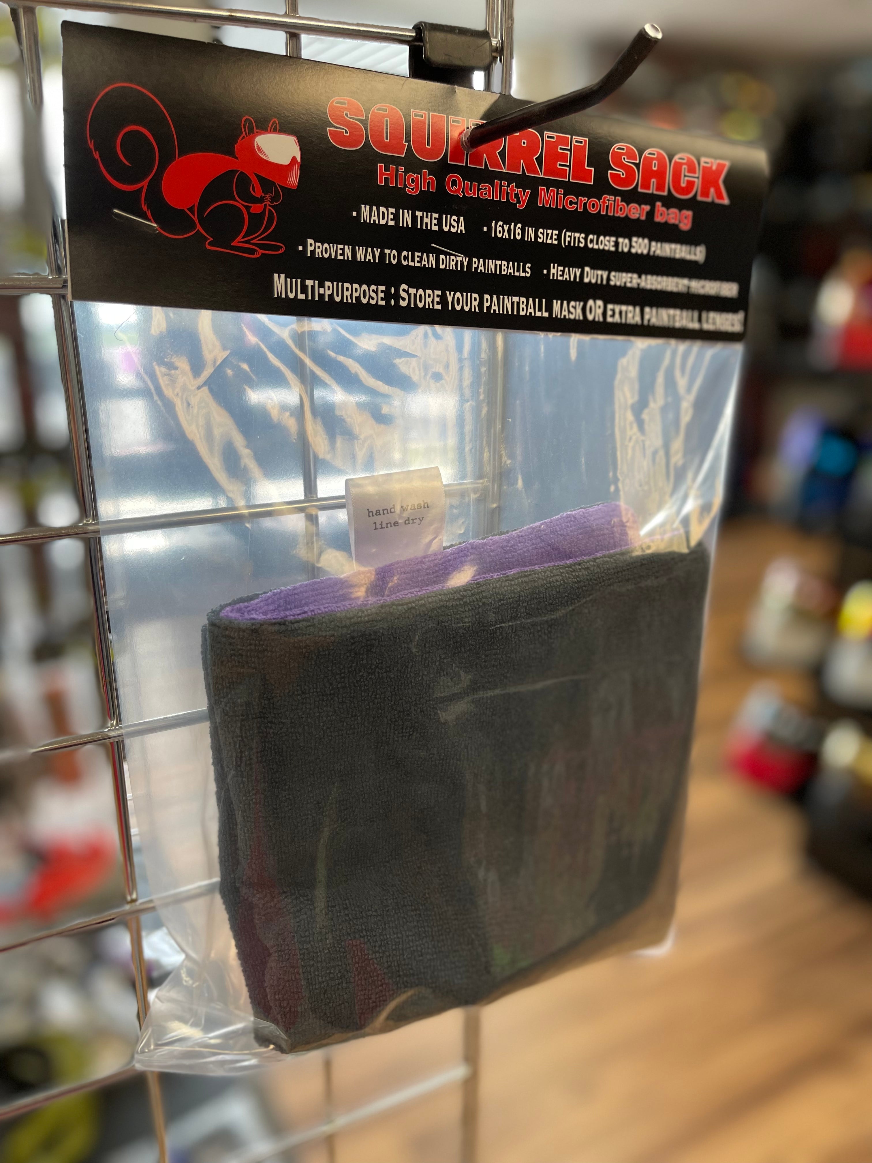 Squirrel Sack Microfiber Bag - Black/Purple