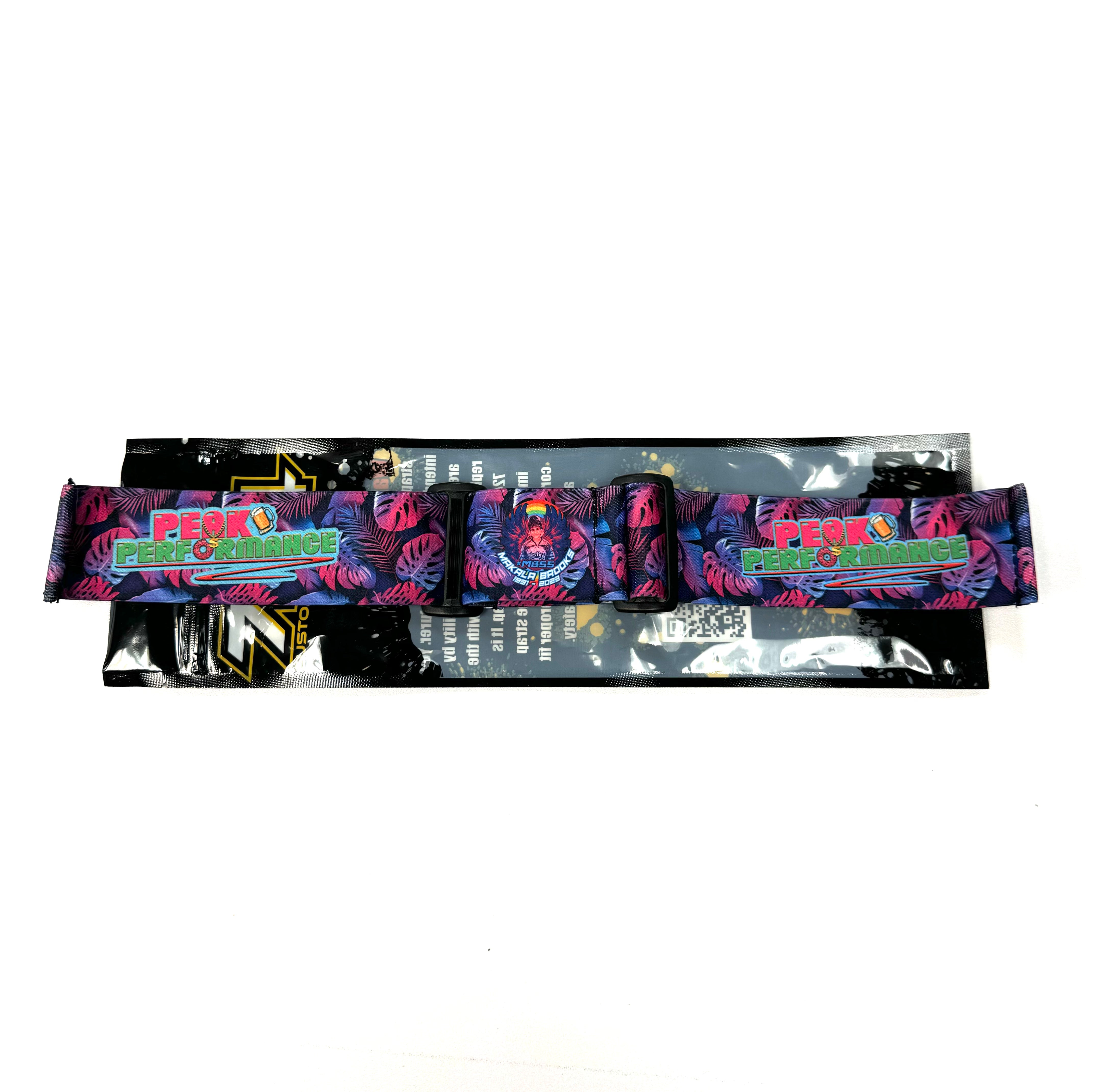 724 Customs Universal Goggle Strap - LE Peak Performance "Pink Palmetto"