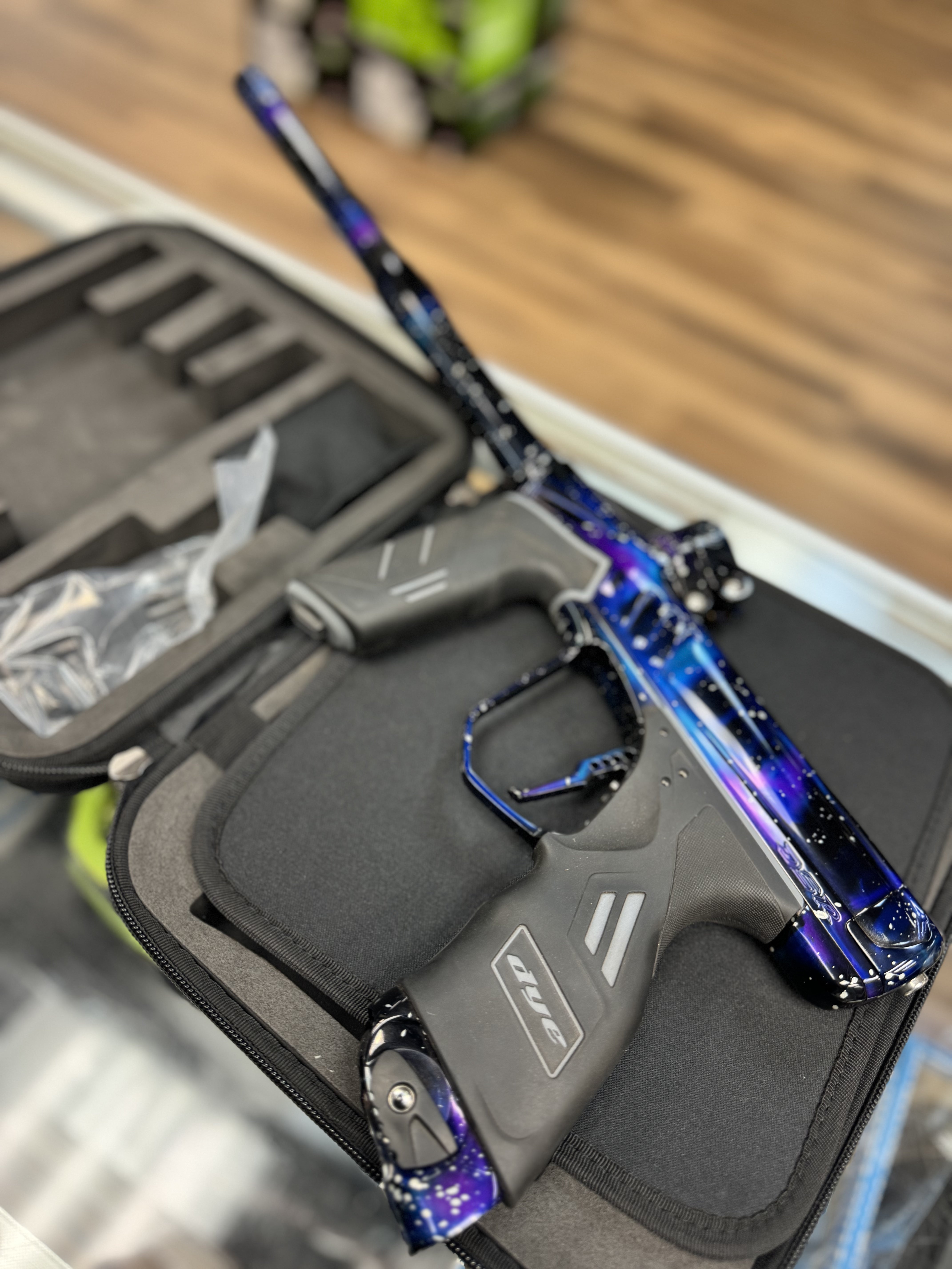 Dye DSR+ Paintball Gun - LE Polished Blue/Purple Nebula