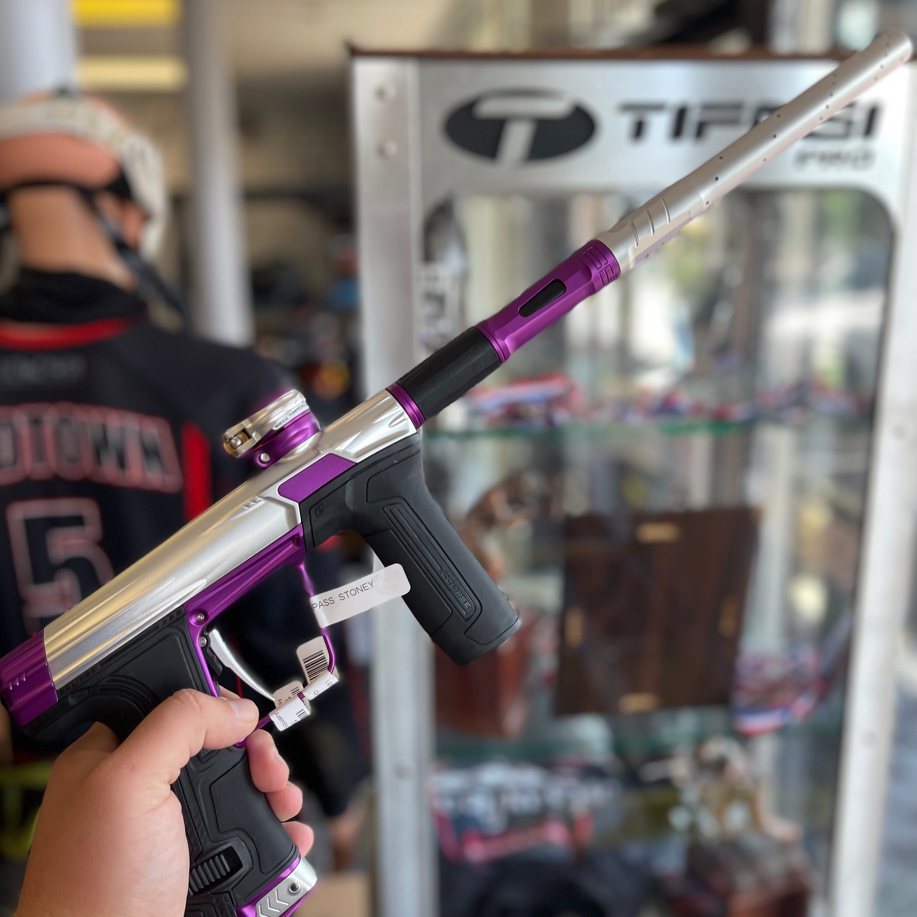 Planet Eclipse CS3 Paintball Gun- Silver/Purple