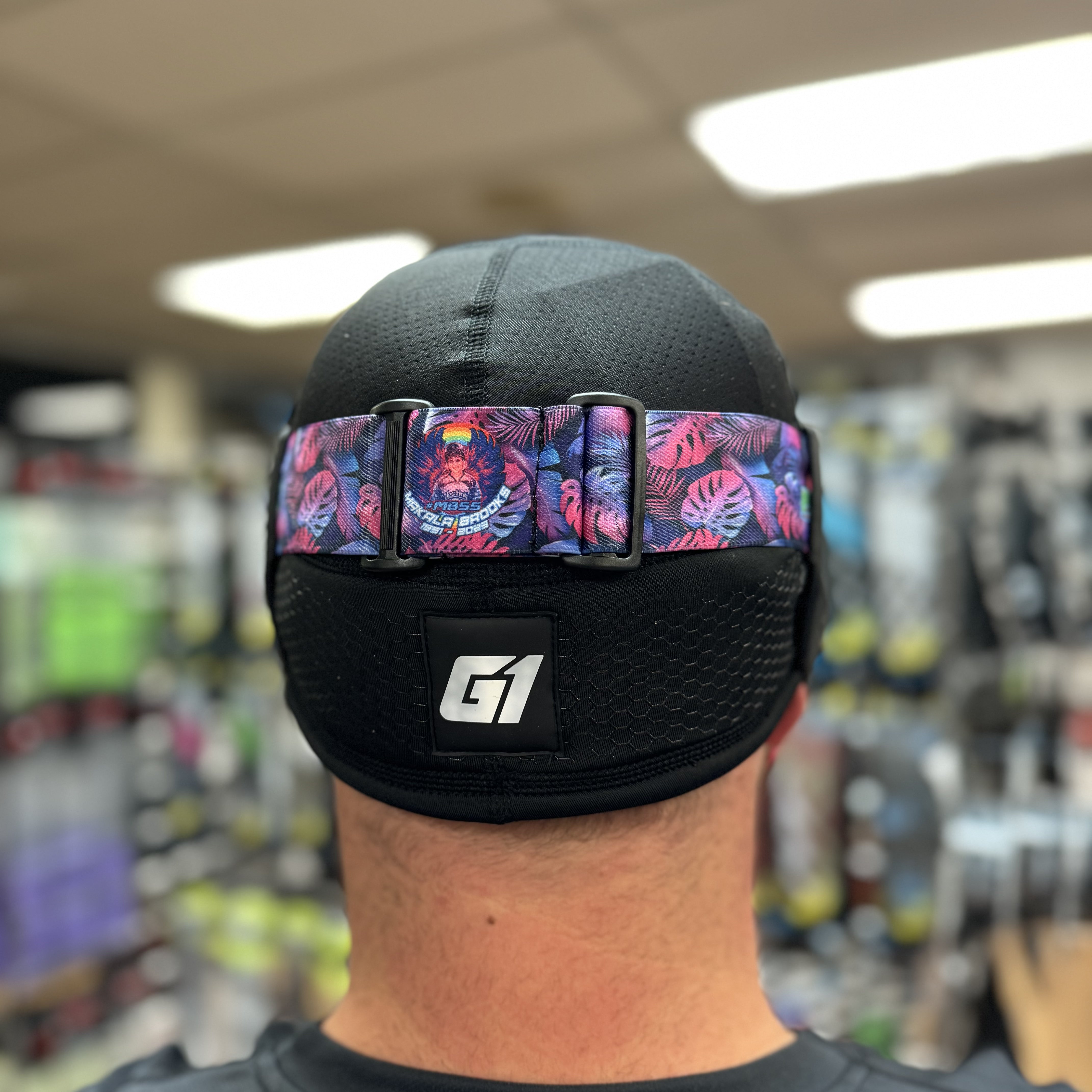724 Customs Universal Goggle Strap - LE Peak Performance "Pink Palmetto"