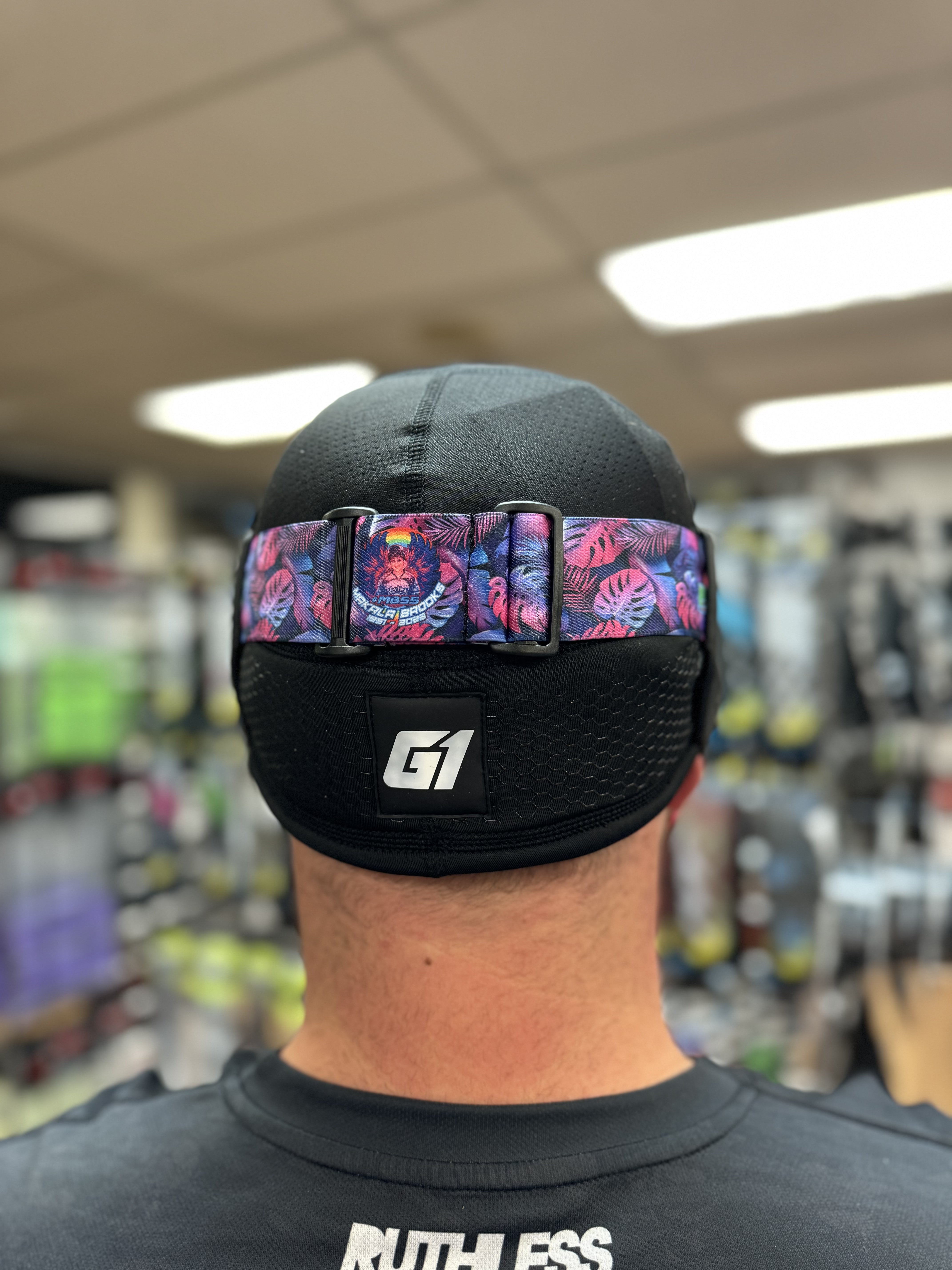 724 Customs Universal Goggle Strap - LE Peak Performance "Pink Palmetto"